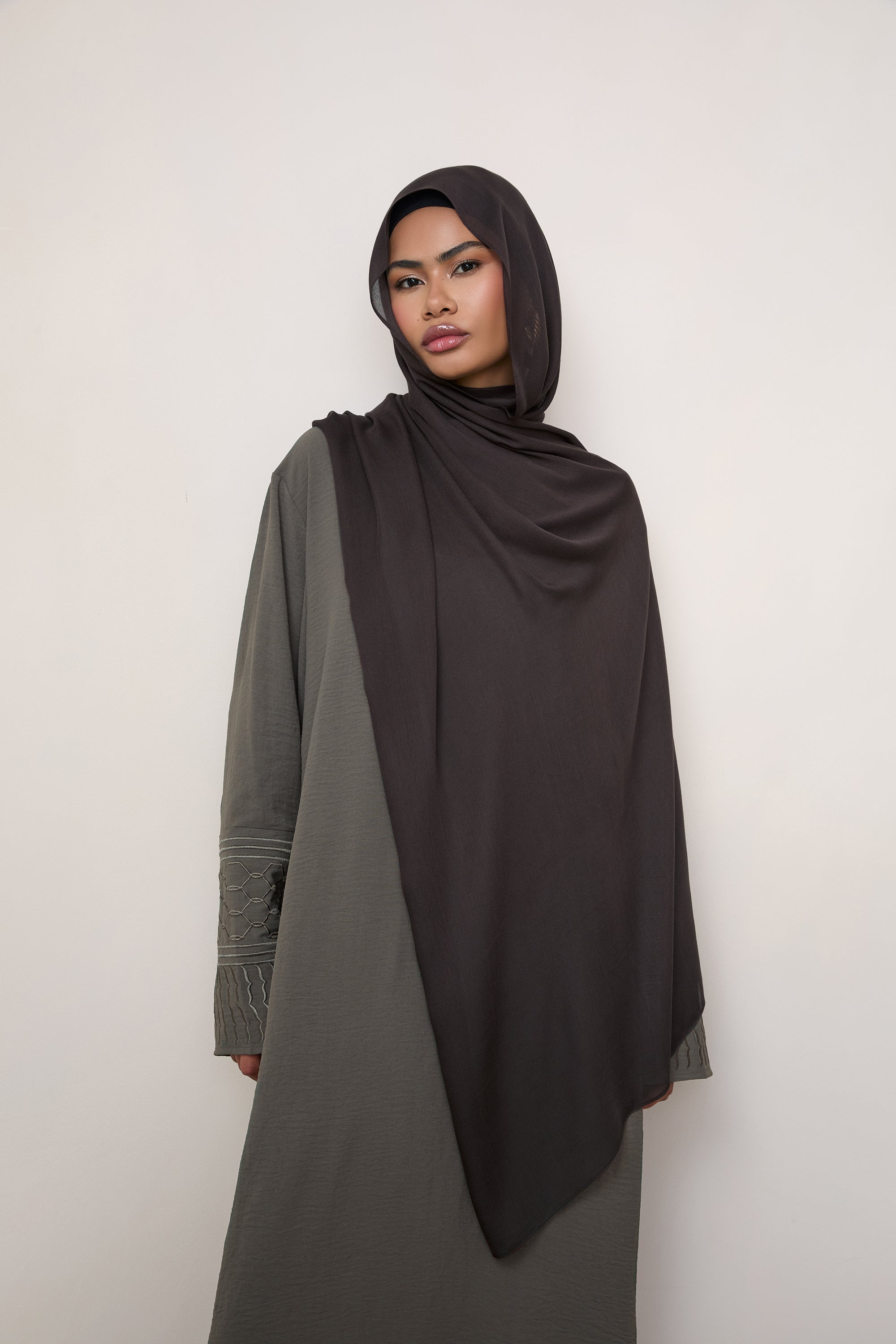 Modal Hijab - Turkish Coffee Hijabs Veiled