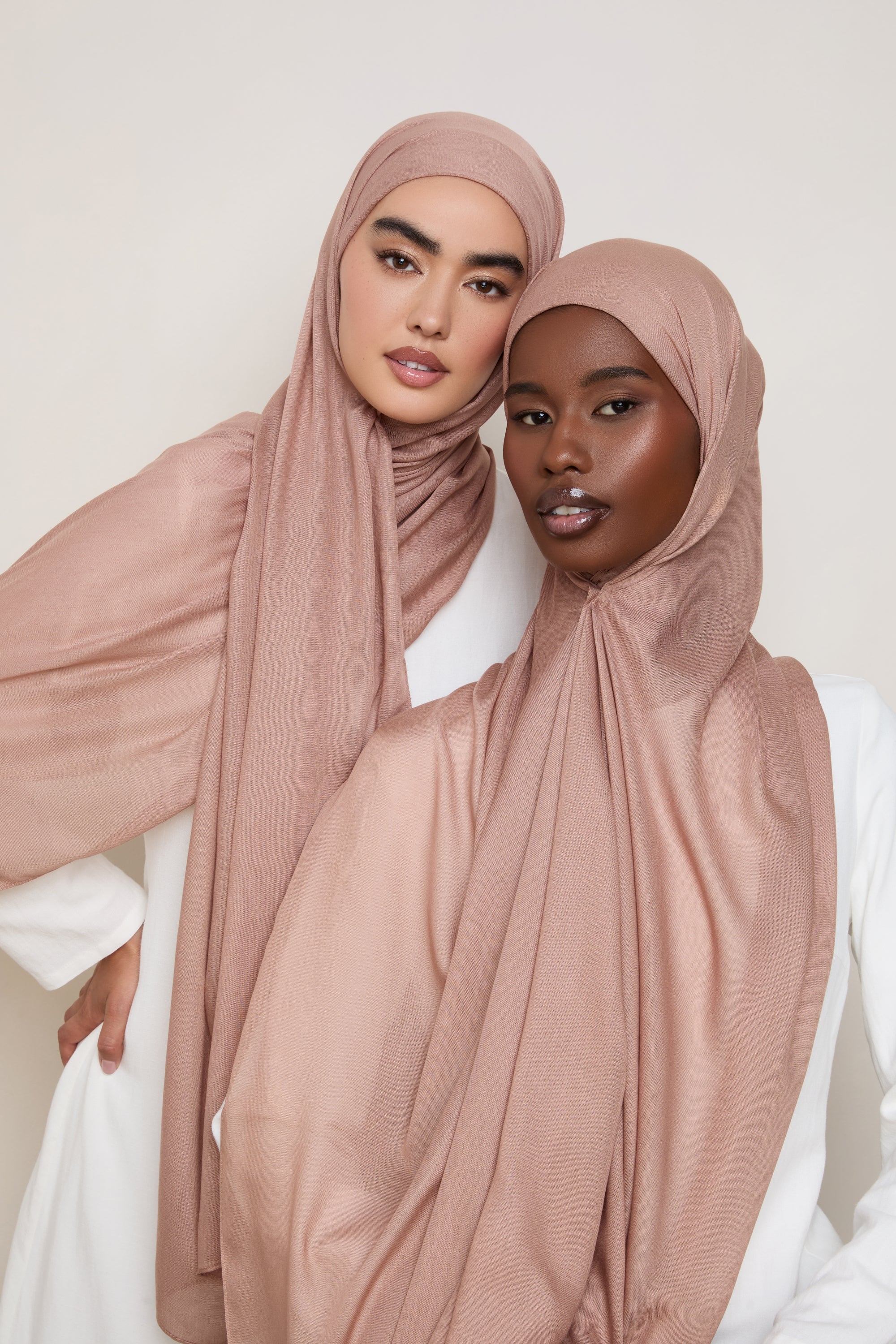 Modal Hijab - Warm Taupe Hijabs Veiled