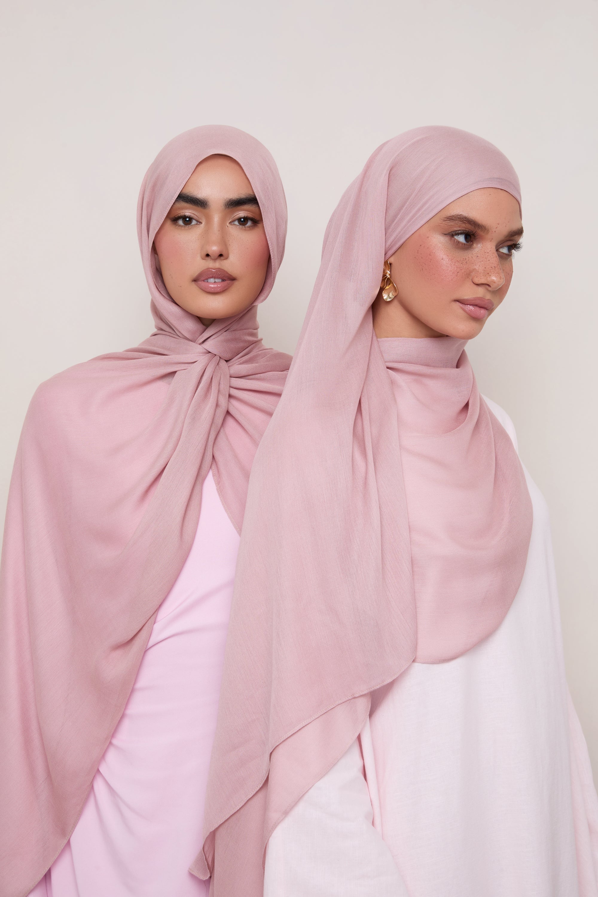 Modal Hijab - Woodrose Hijabs Veiled