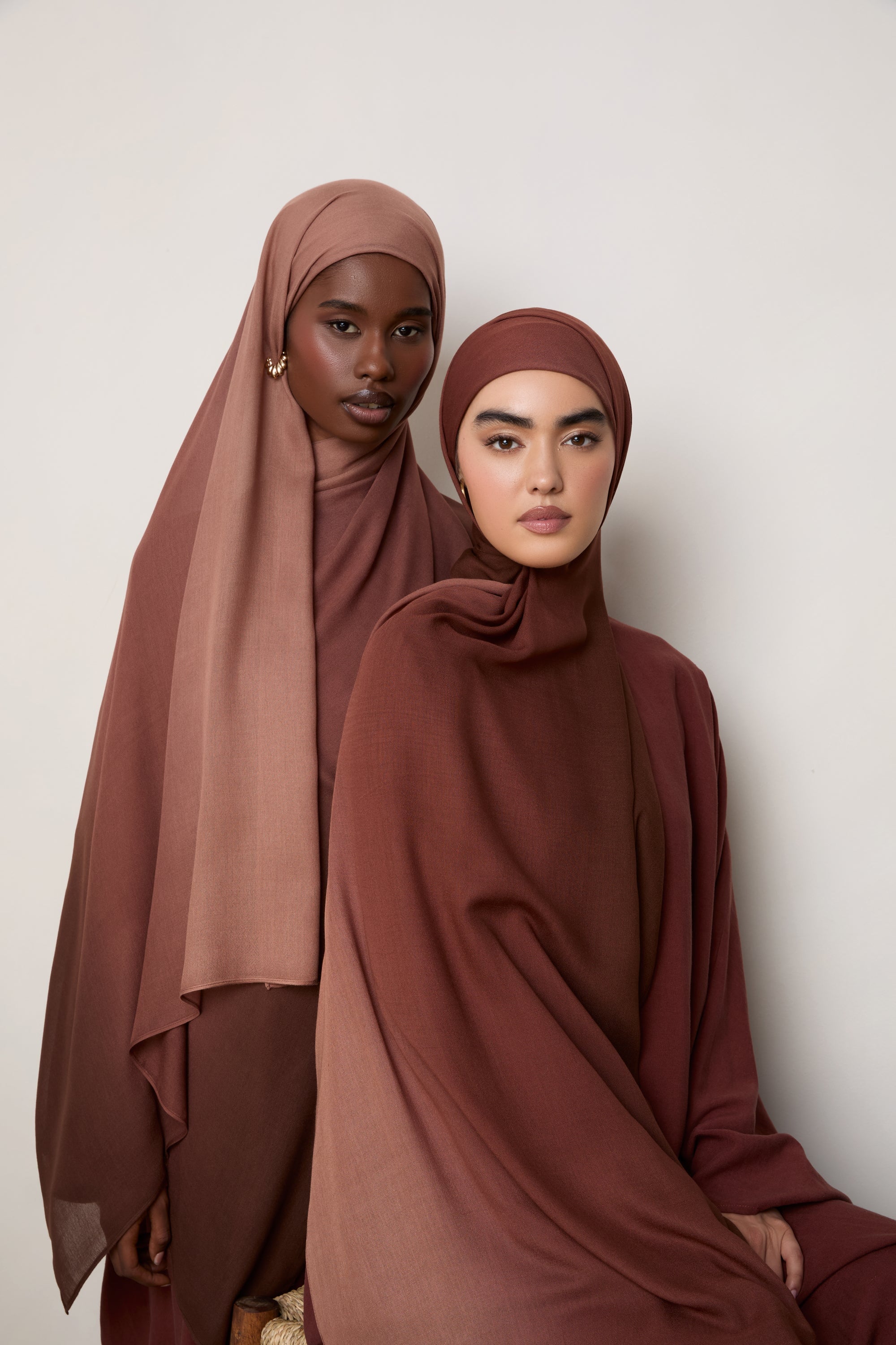 Ombre Modal Hijab - Baltic Amber Hijabs Veiled