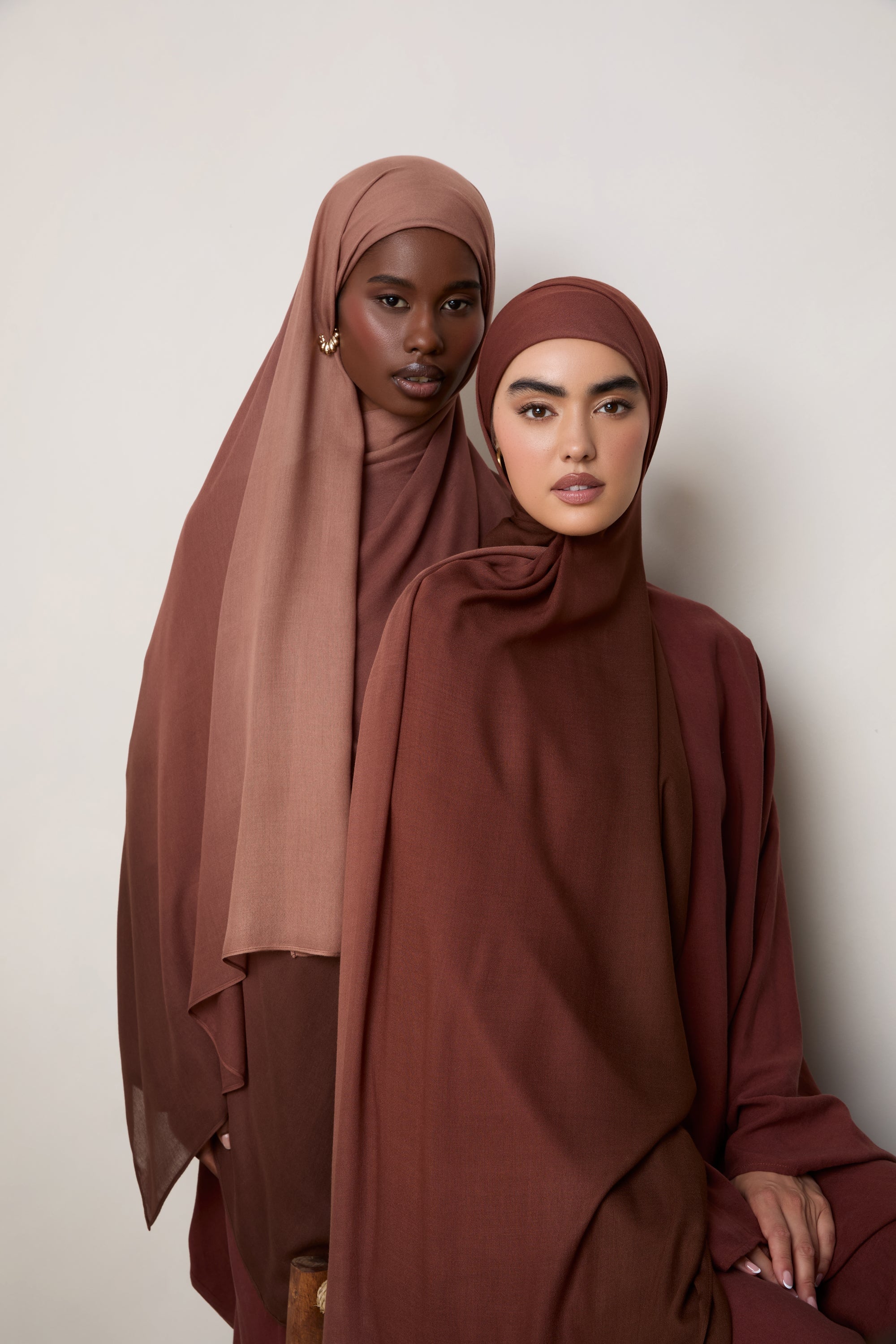 Ombre Modal Hijab - Baltic Amber Hijabs Veiled