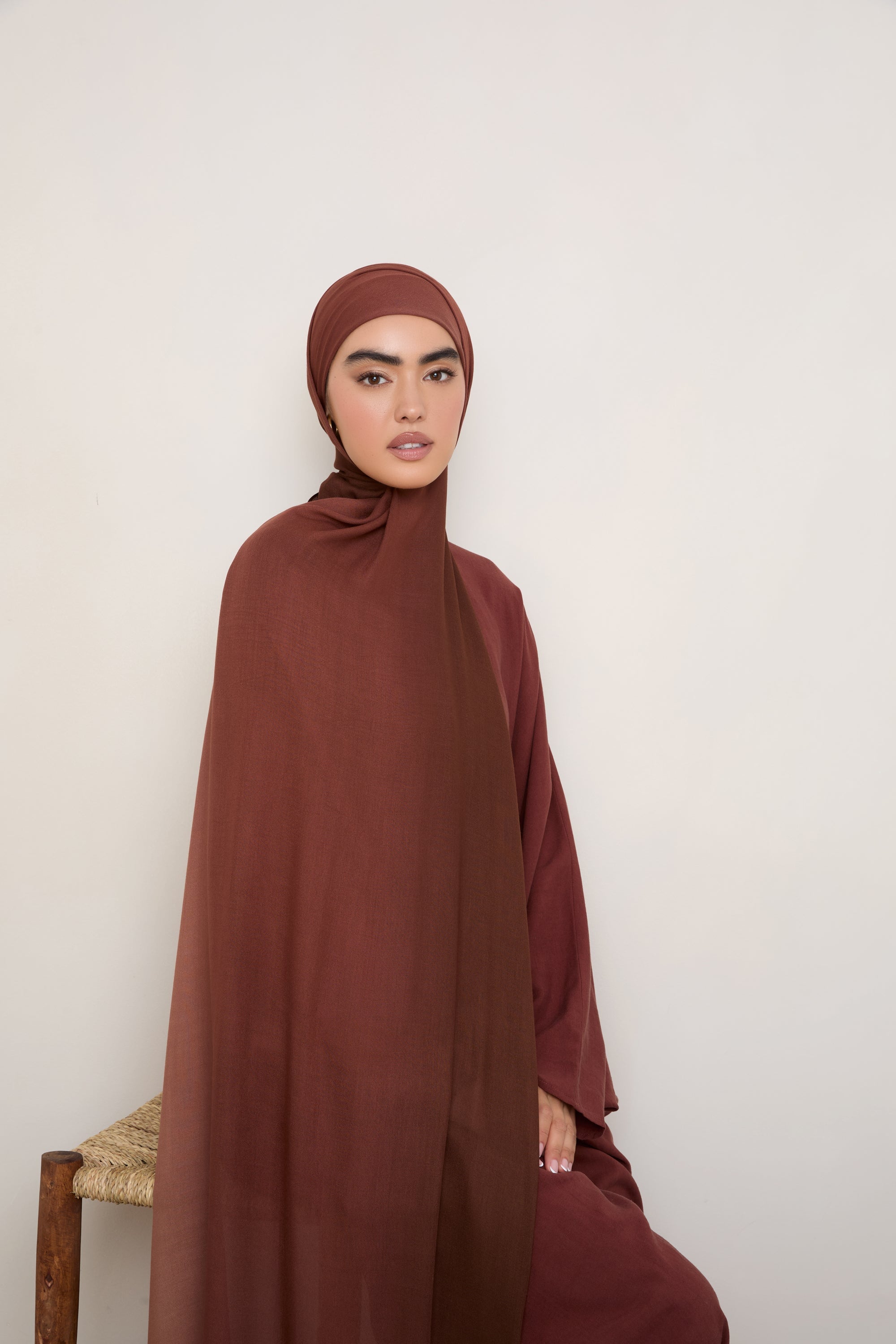 Ombre Modal Hijab - Baltic Amber Hijabs Veiled