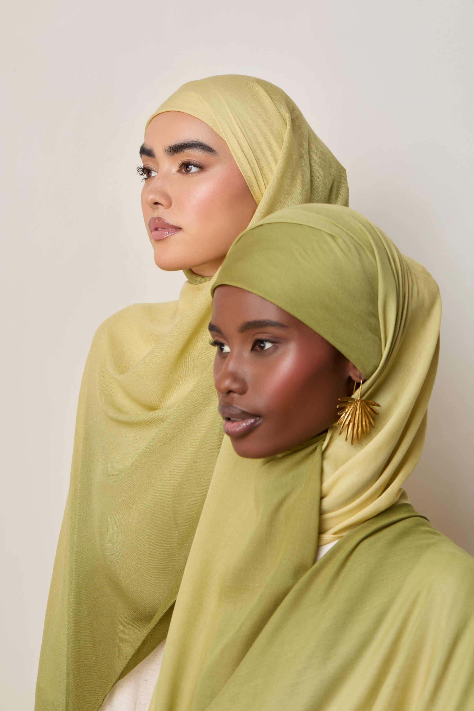 Ombre Modal Hijab - Cardamom Hijabs Veiled