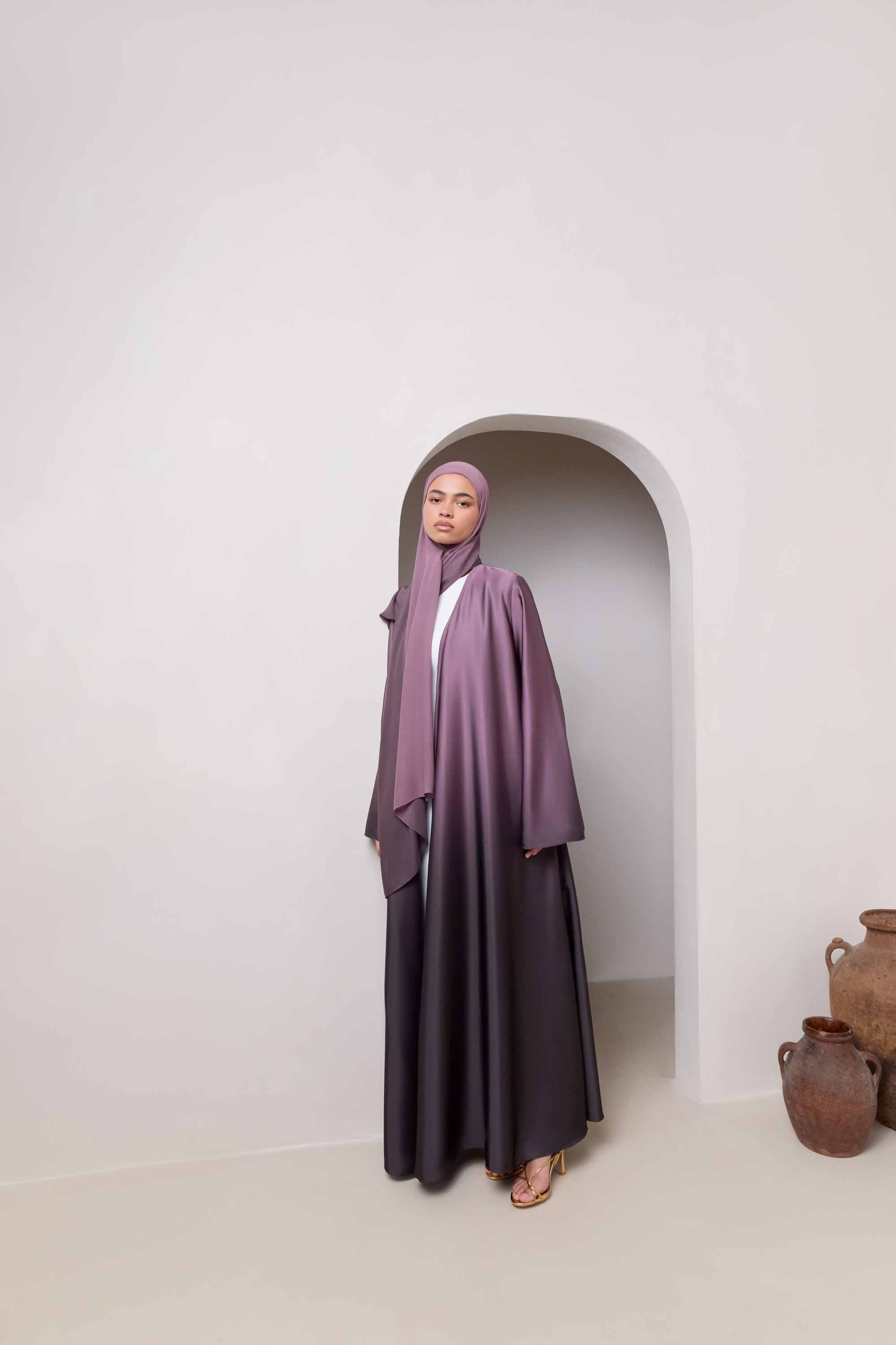 Ombre Modal Hijab - Chocolate Plum Hijabs Veiled