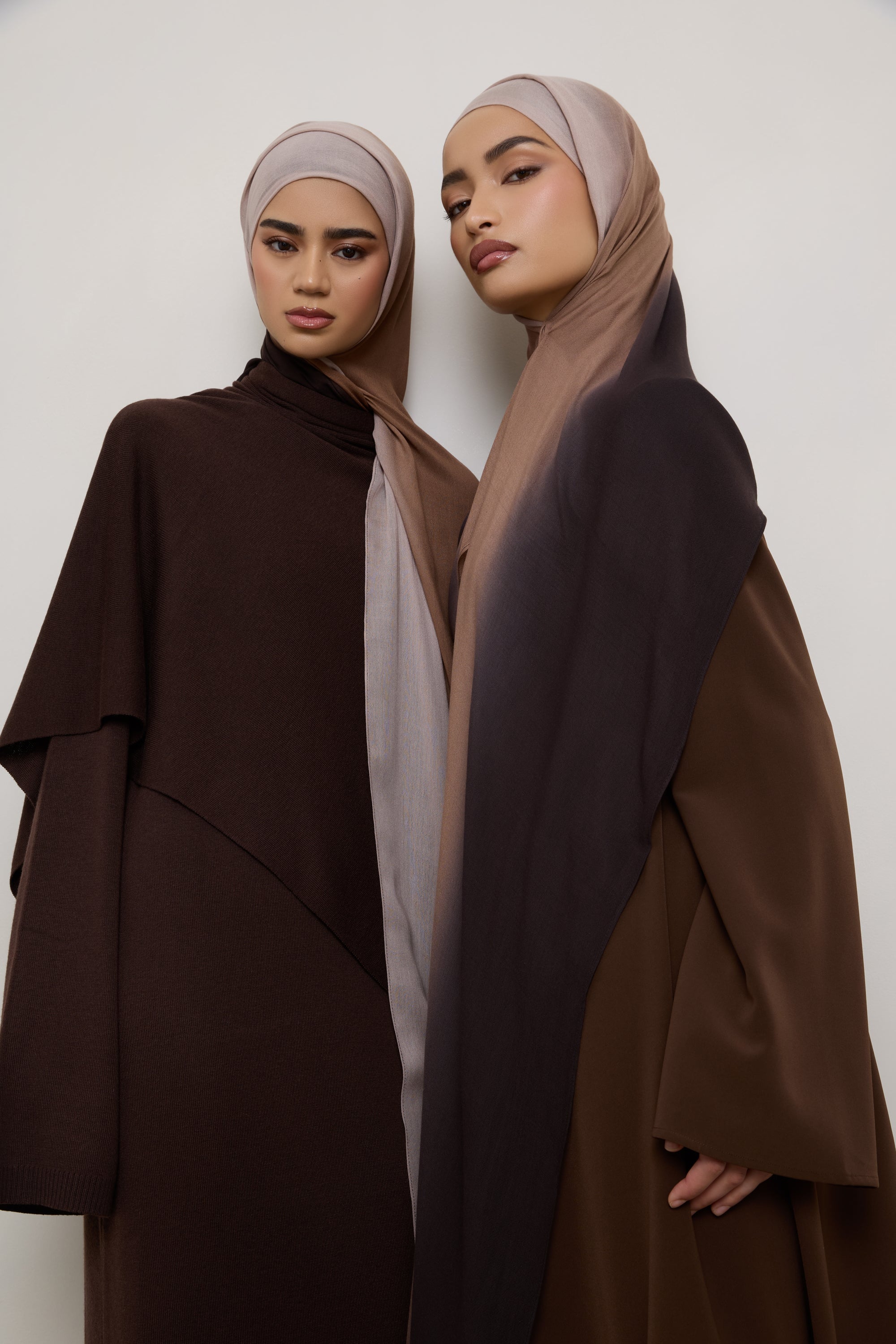 Ombre Modal Hijab - Chocolate Rose Hijabs Veiled