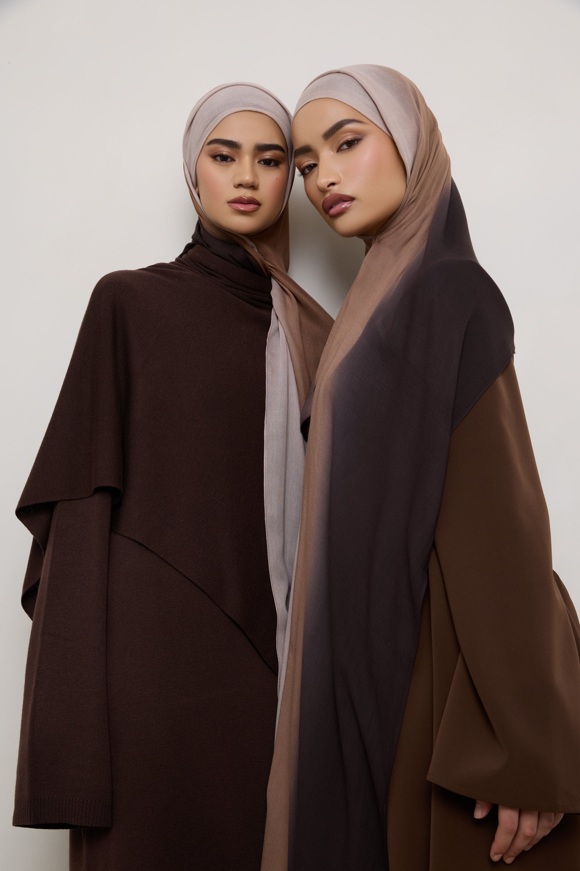 Ombre Modal Hijab - Chocolate Rose Hijabs Veiled