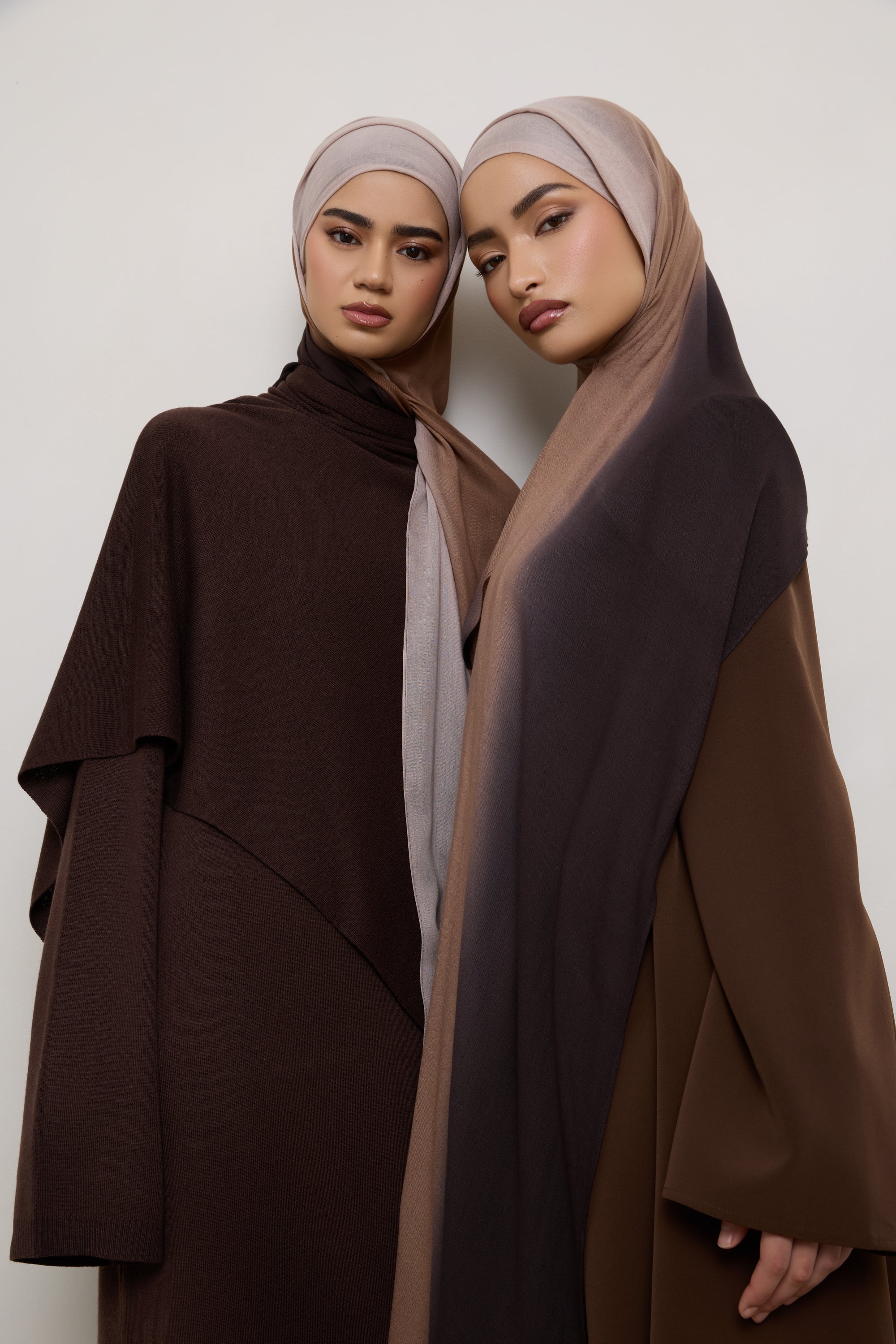 Ombre Modal Hijab - Chocolate Rose Hijabs Veiled