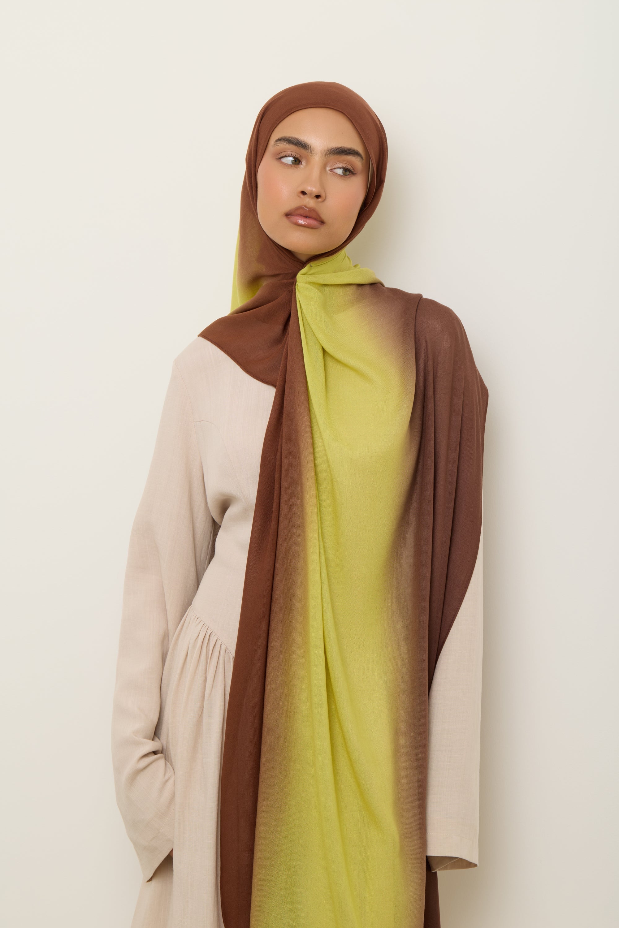 Ombre Modal Hijab - Citrus Fudge Hijab Veiled