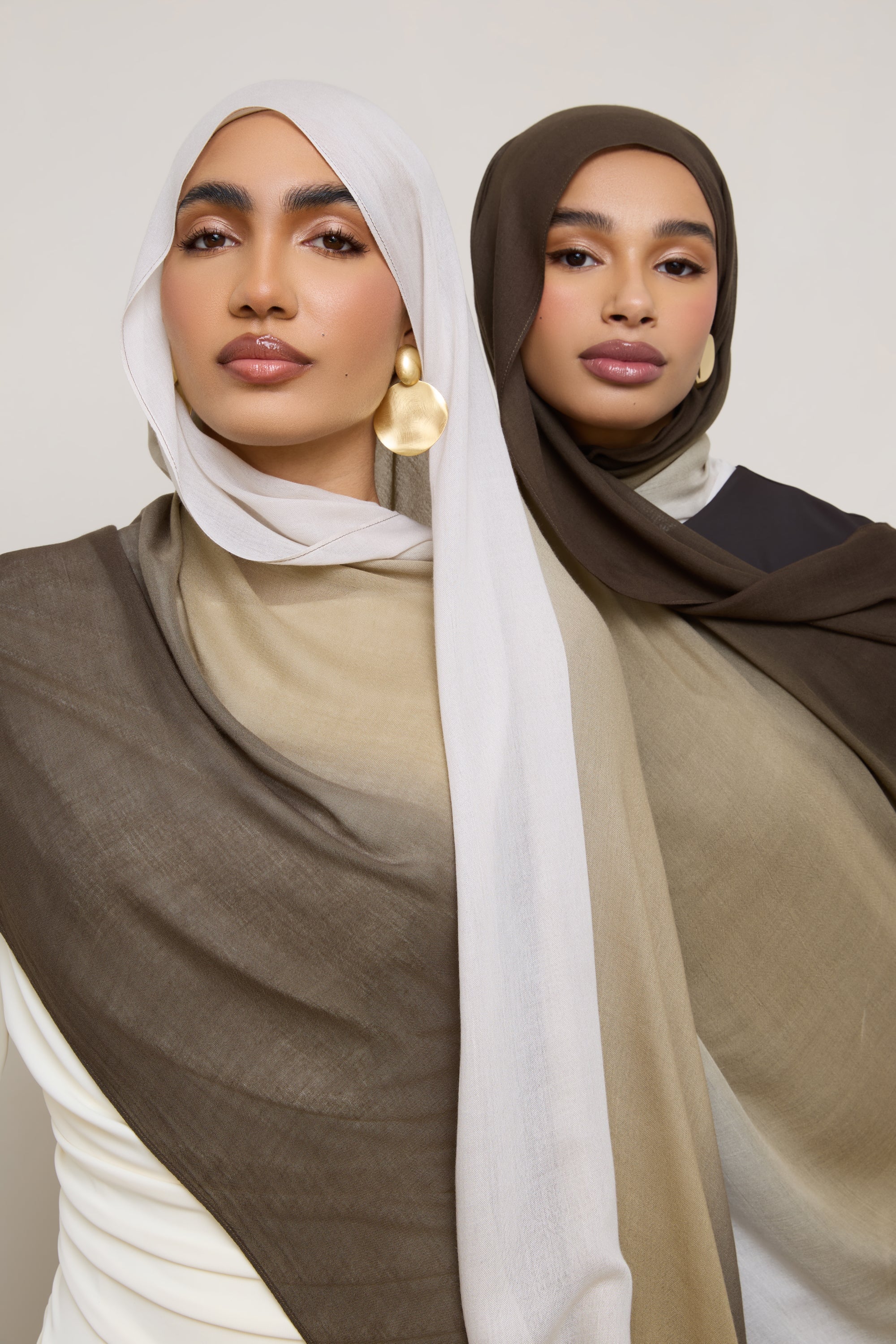 Ombre Modal Hijab - Cocoa Peaks Hijabs Veiled