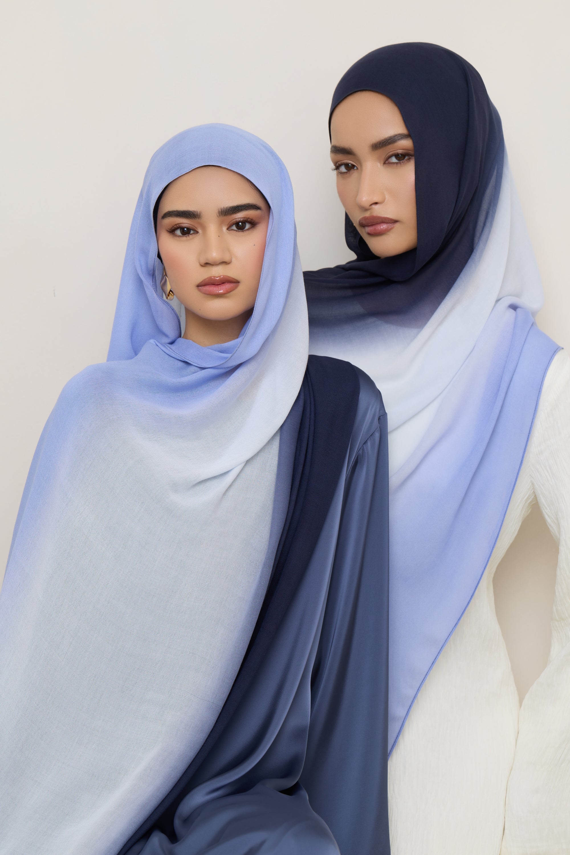 Ombre Modal Hijab - Denim Night Hijabs Veiled