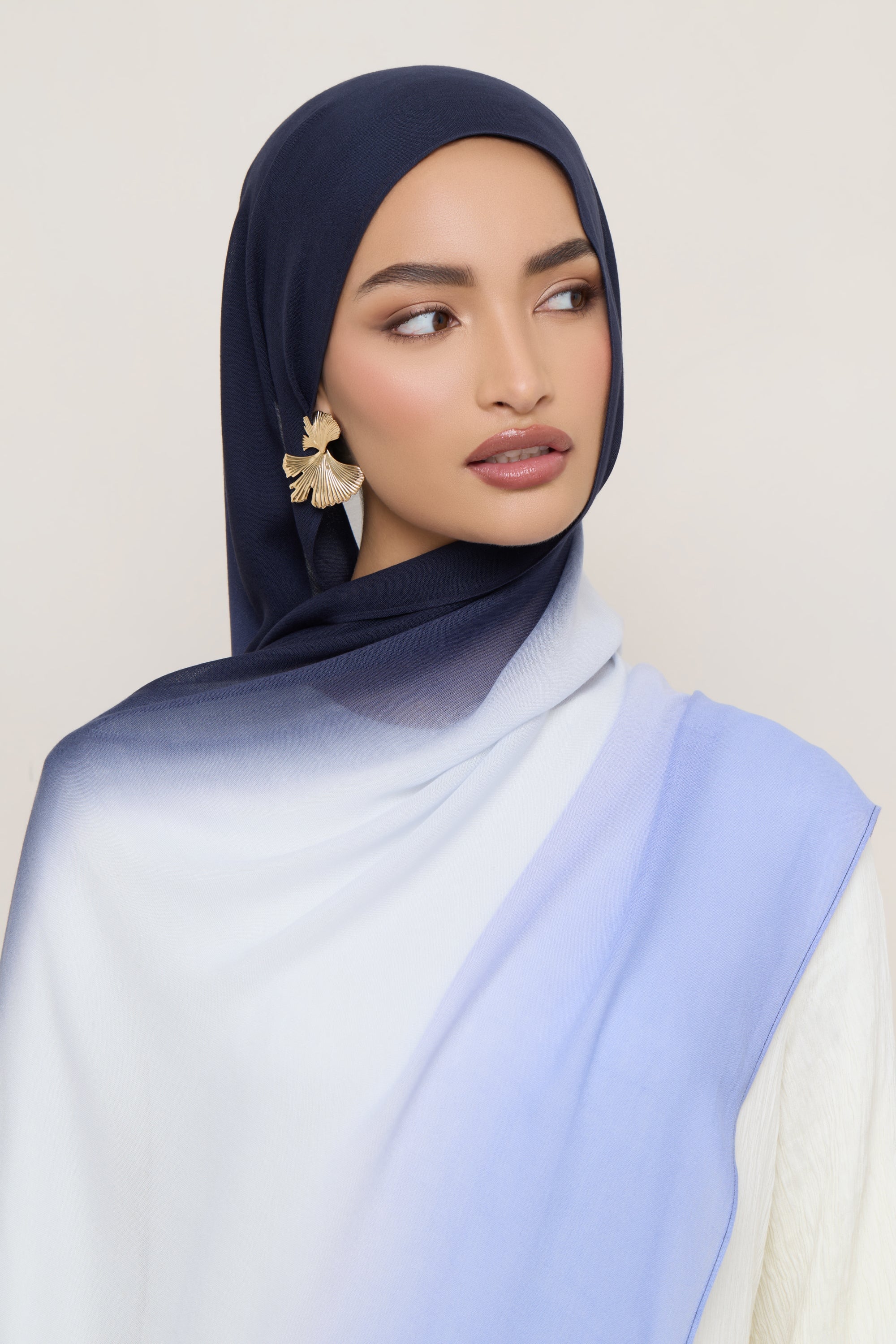 Ombre Modal Hijab - Denim Night Hijabs Veiled