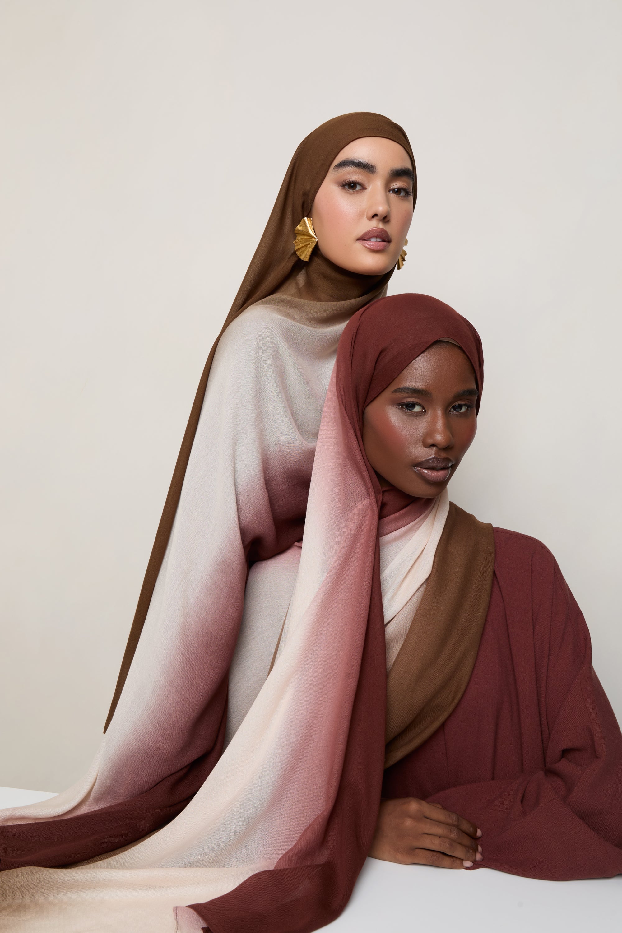 Ombre Modal Hijab - Desert Palm Hijabs Veiled