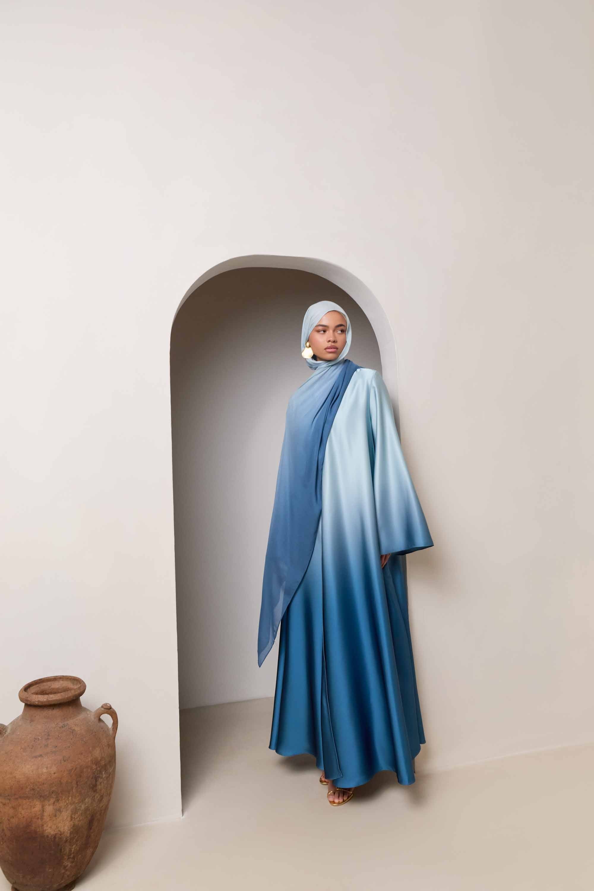 Ombre Modal Hijab - Dusk Sky Hijabs Veiled