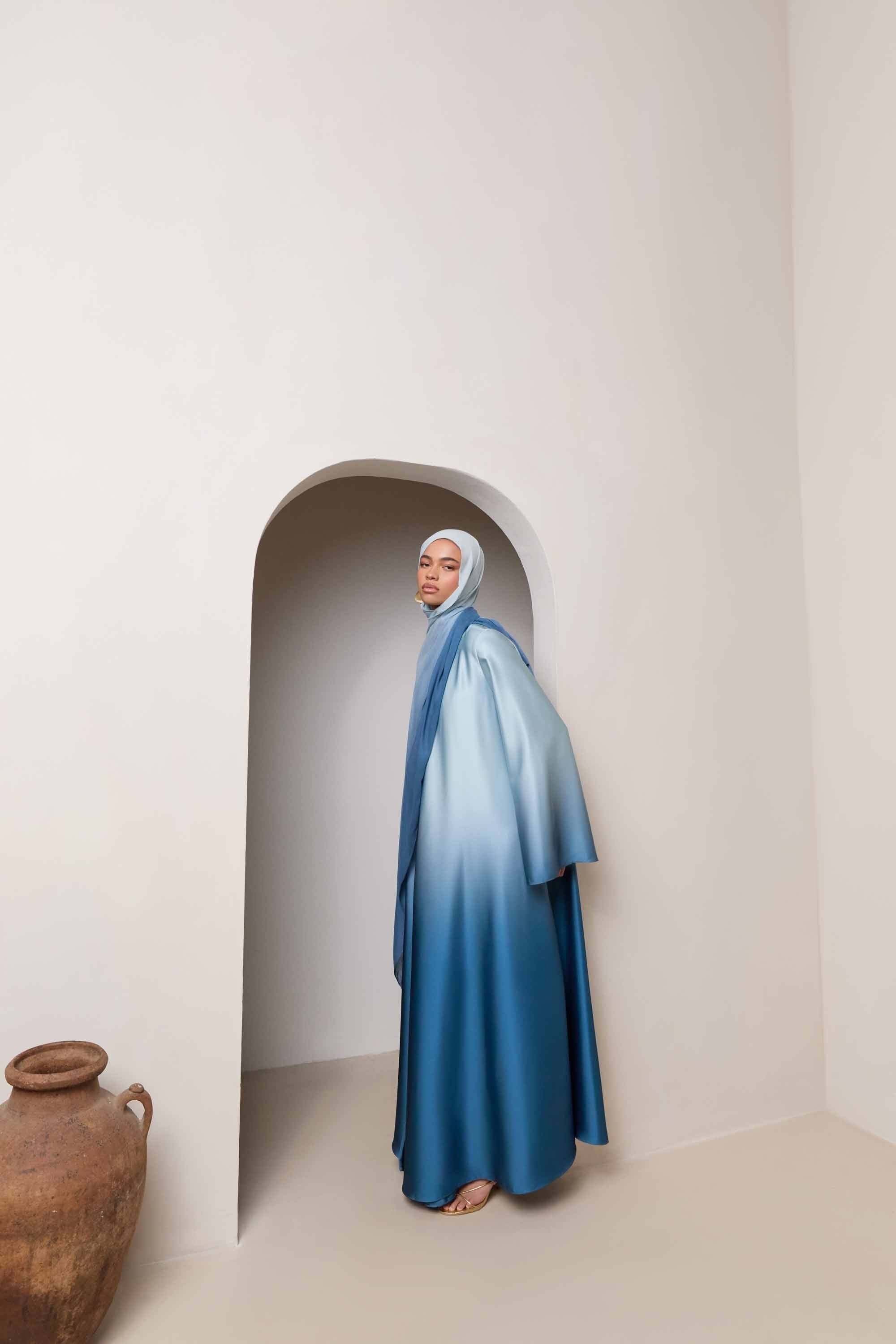 Ombre Modal Hijab - Dusk Sky Hijabs Veiled