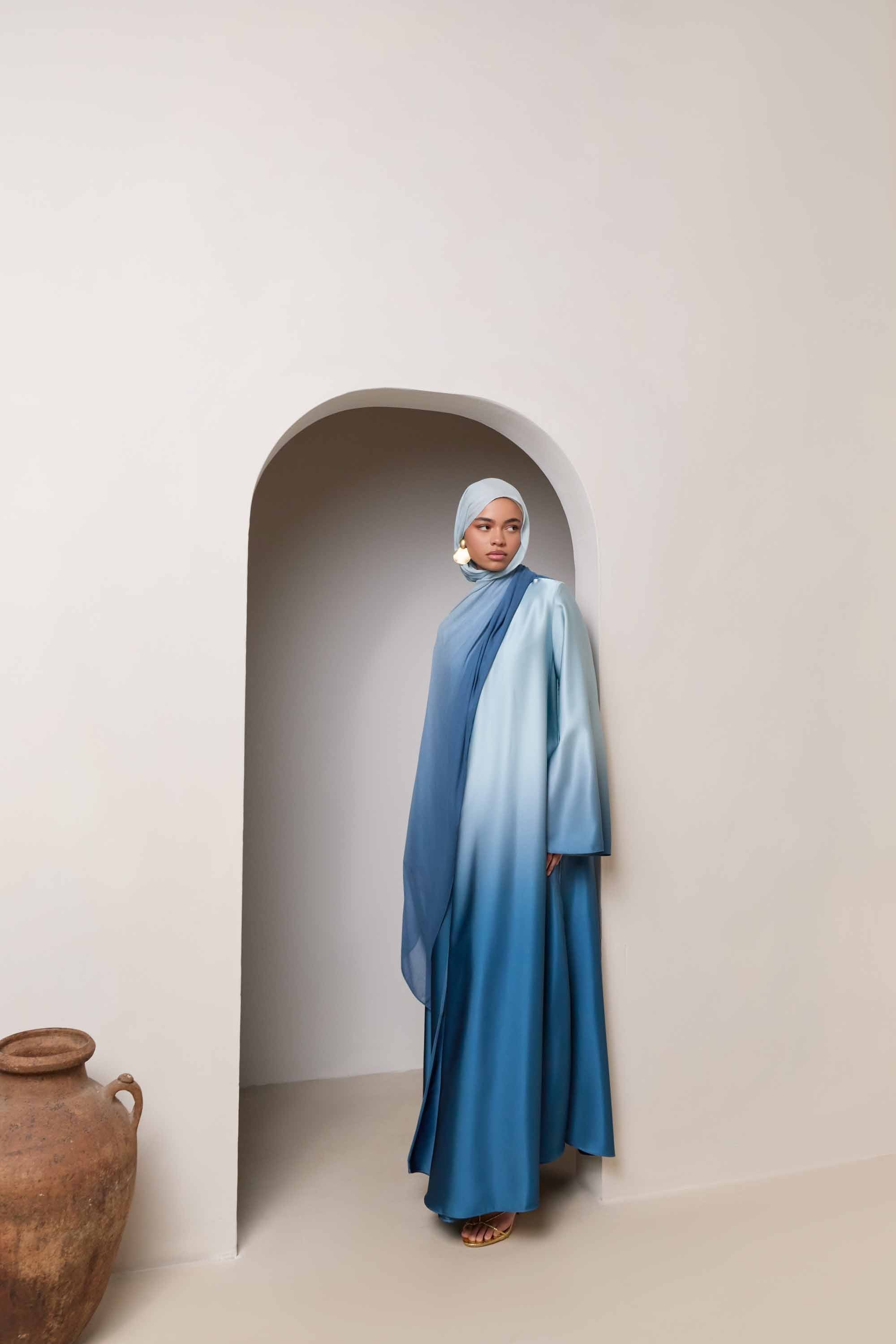 Ombre Modal Hijab - Dusk Sky Hijabs Veiled