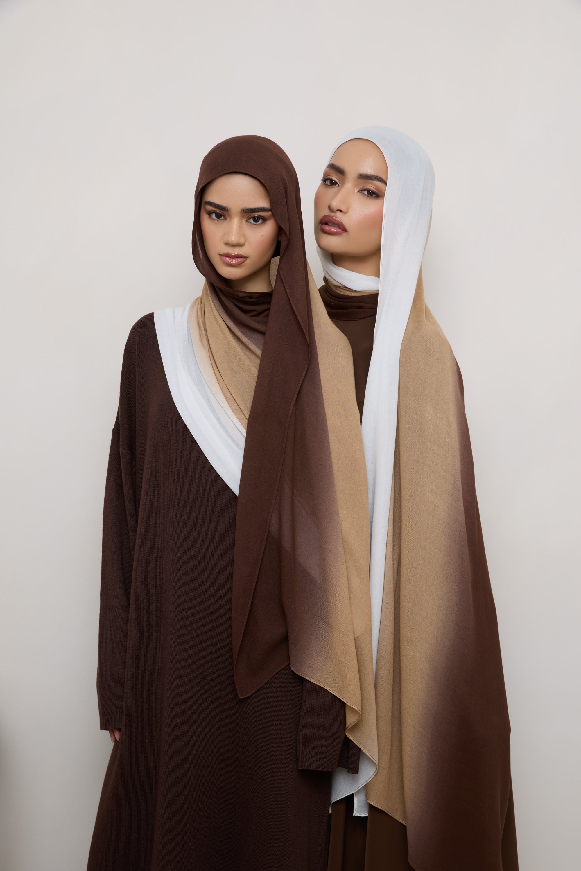 Ombre Modal Hijab - Earth Sesame Hijabs Veiled