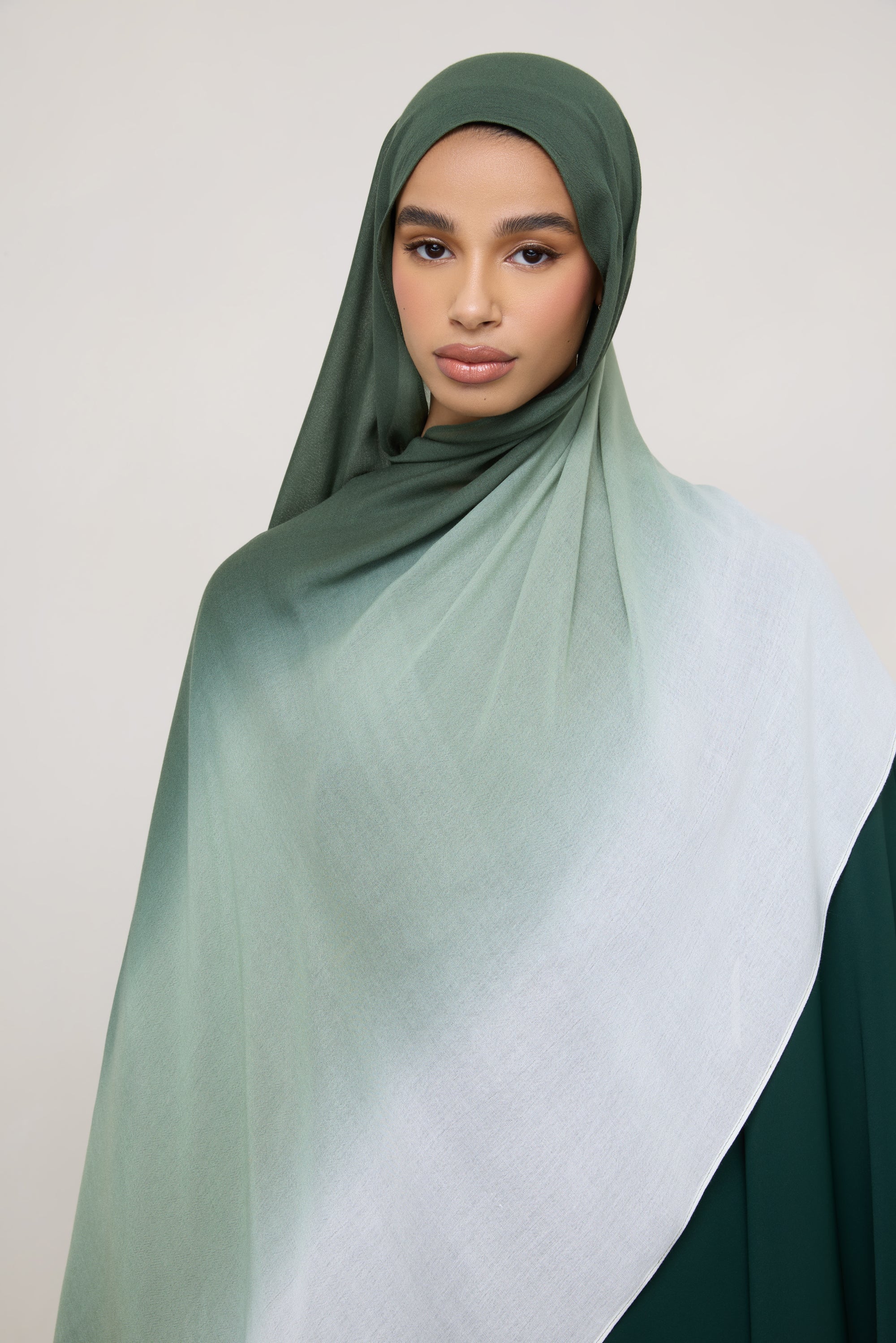 Ombre Modal Hijab - Forest Haze Hijabs Veiled