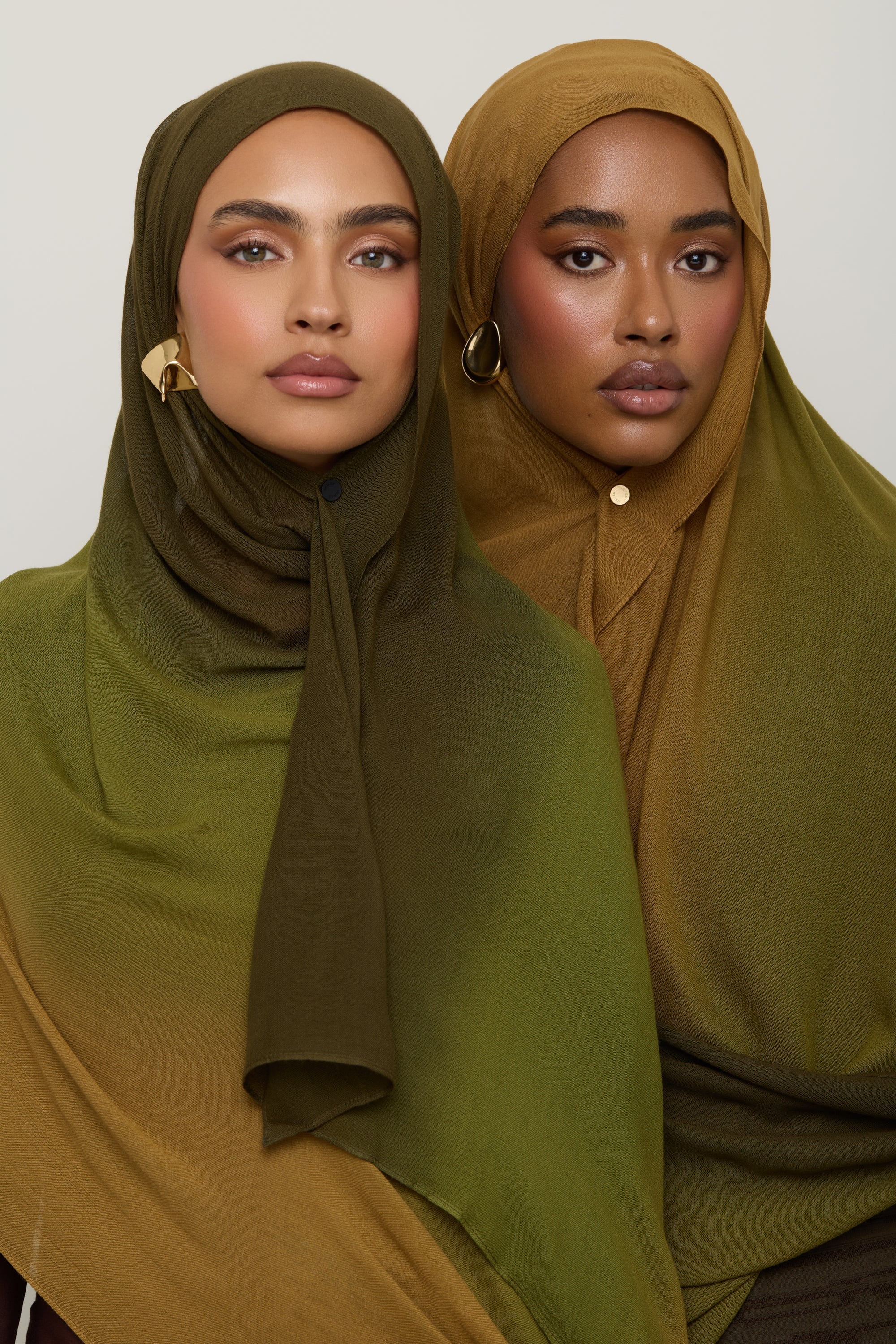 Ombre Modal Hijab - Golden Grove Hijab Veiled