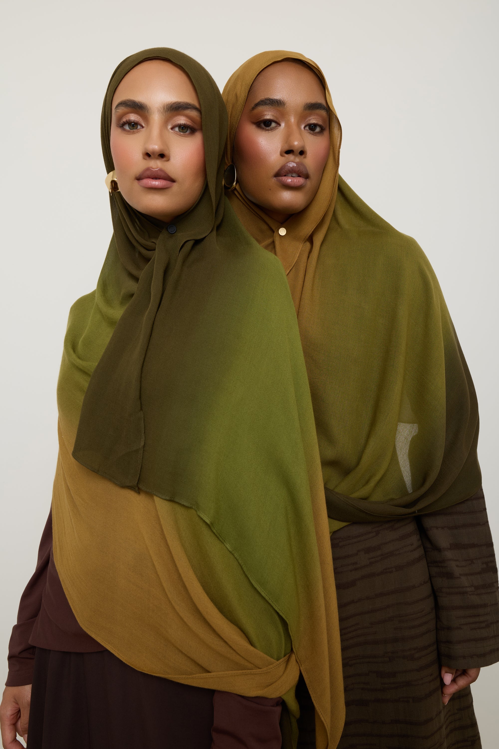 Ombre Modal Hijab - Golden Grove Hijab Veiled