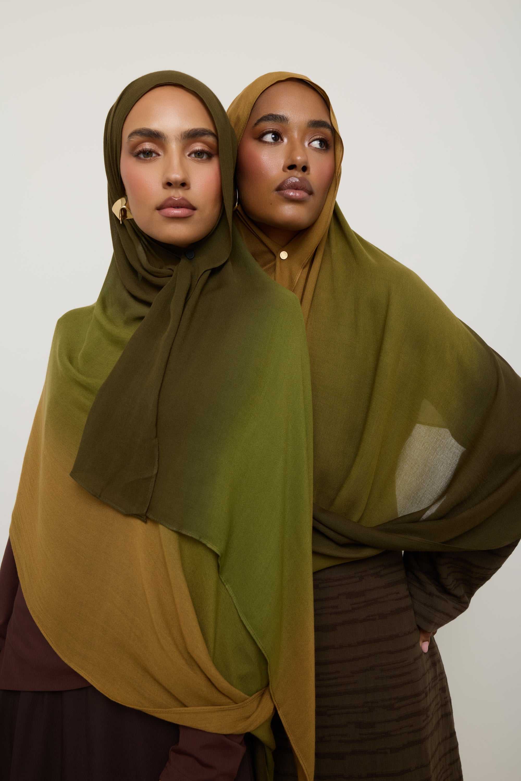 Ombre Modal Hijab - Golden Grove Hijab Veiled