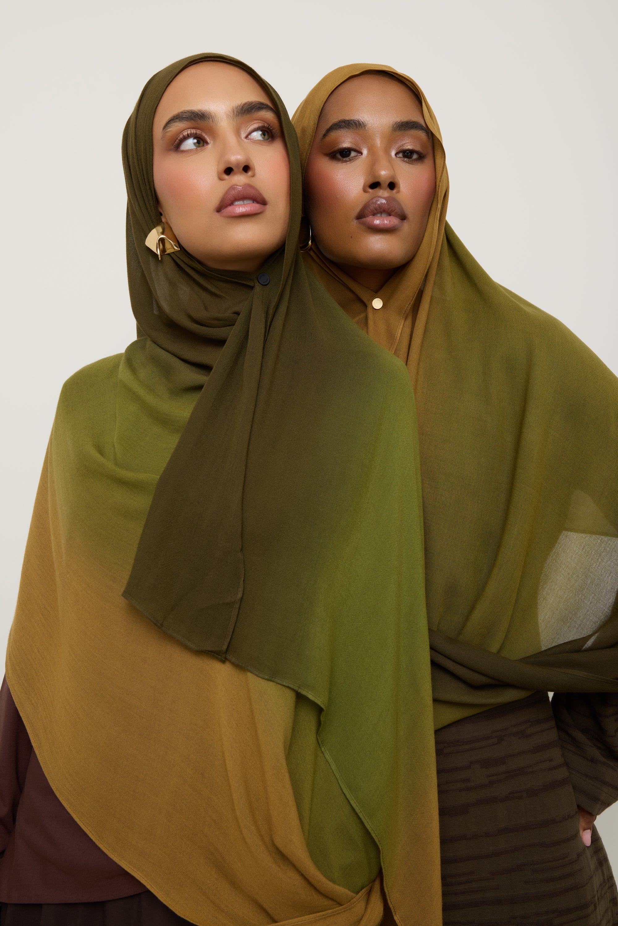 Ombre Modal Hijab - Golden Grove Hijab Veiled