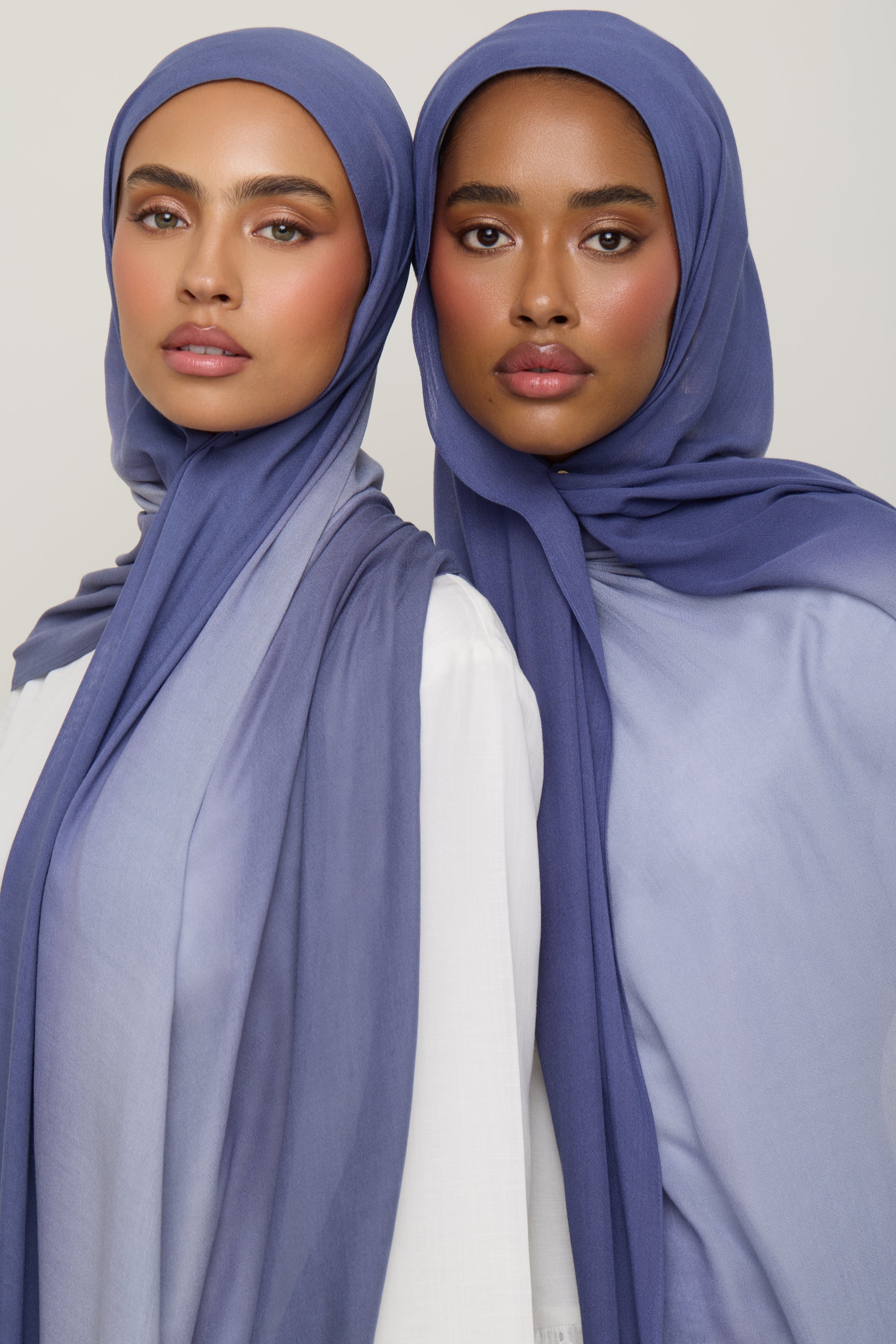 Ombre Modal Hijab - Granite Hijab Veiled