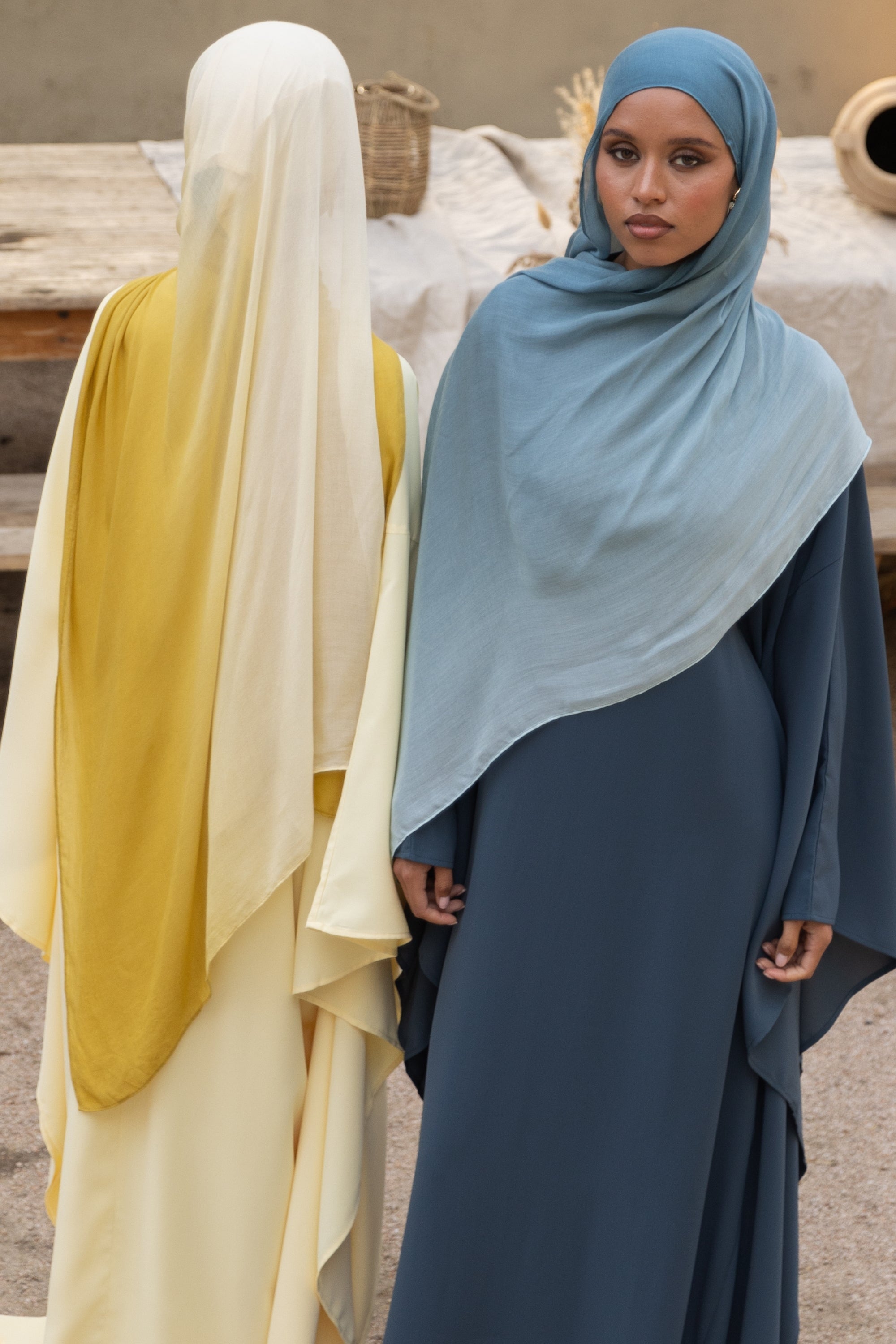 Ombre Modal Hijab - Limon Hijabs Veiled