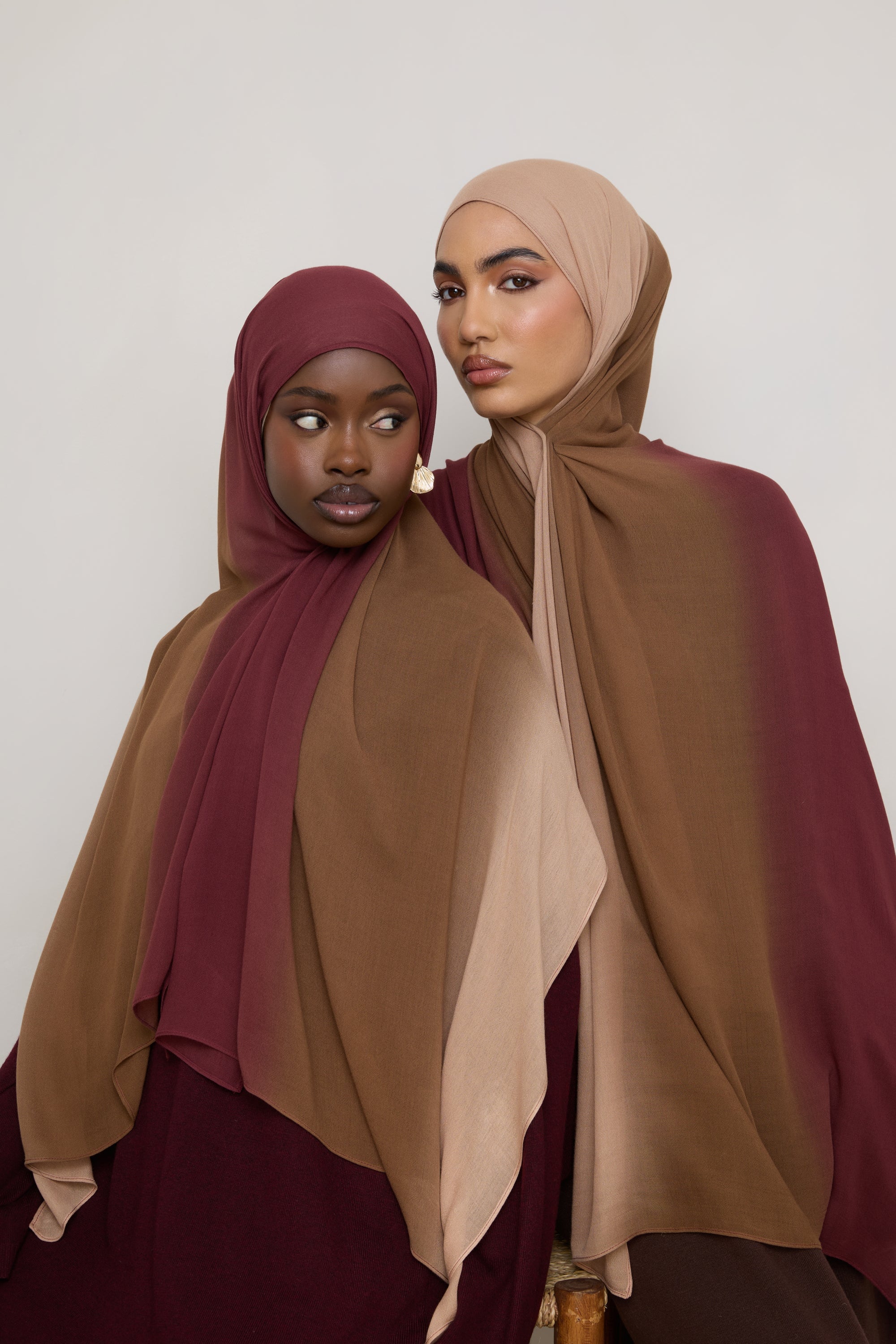 Ombre Modal Hijab - Maple Hijabs Veiled