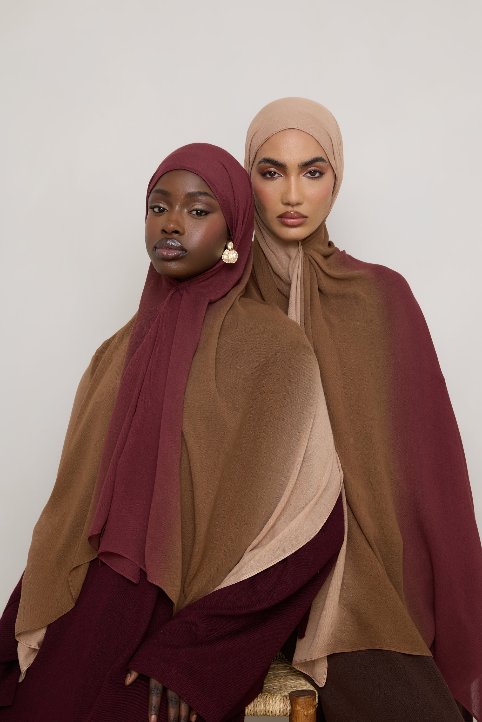 Ombre Modal Hijab - Maple Hijabs Veiled