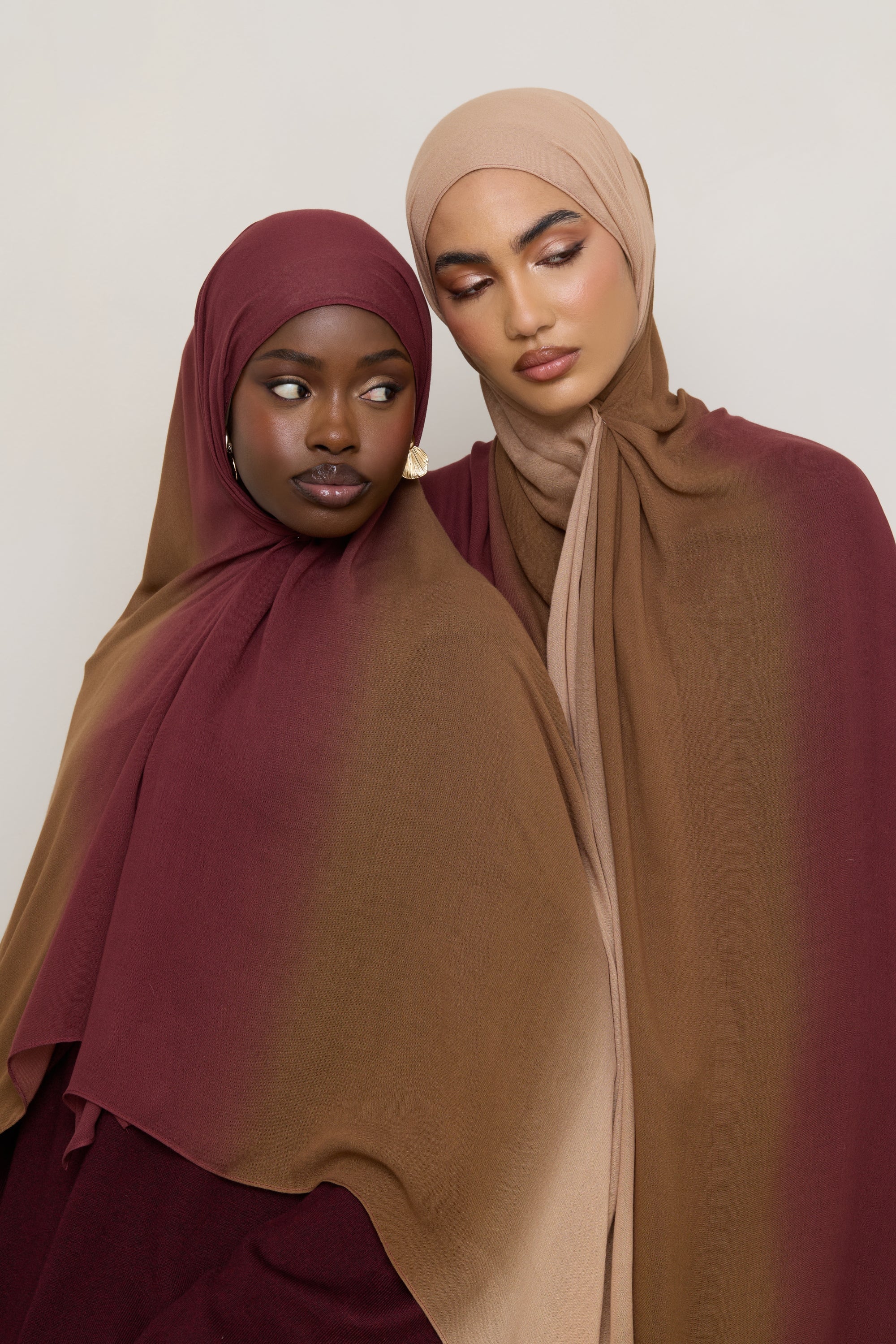 Ombre Modal Hijab - Maple Hijabs Veiled