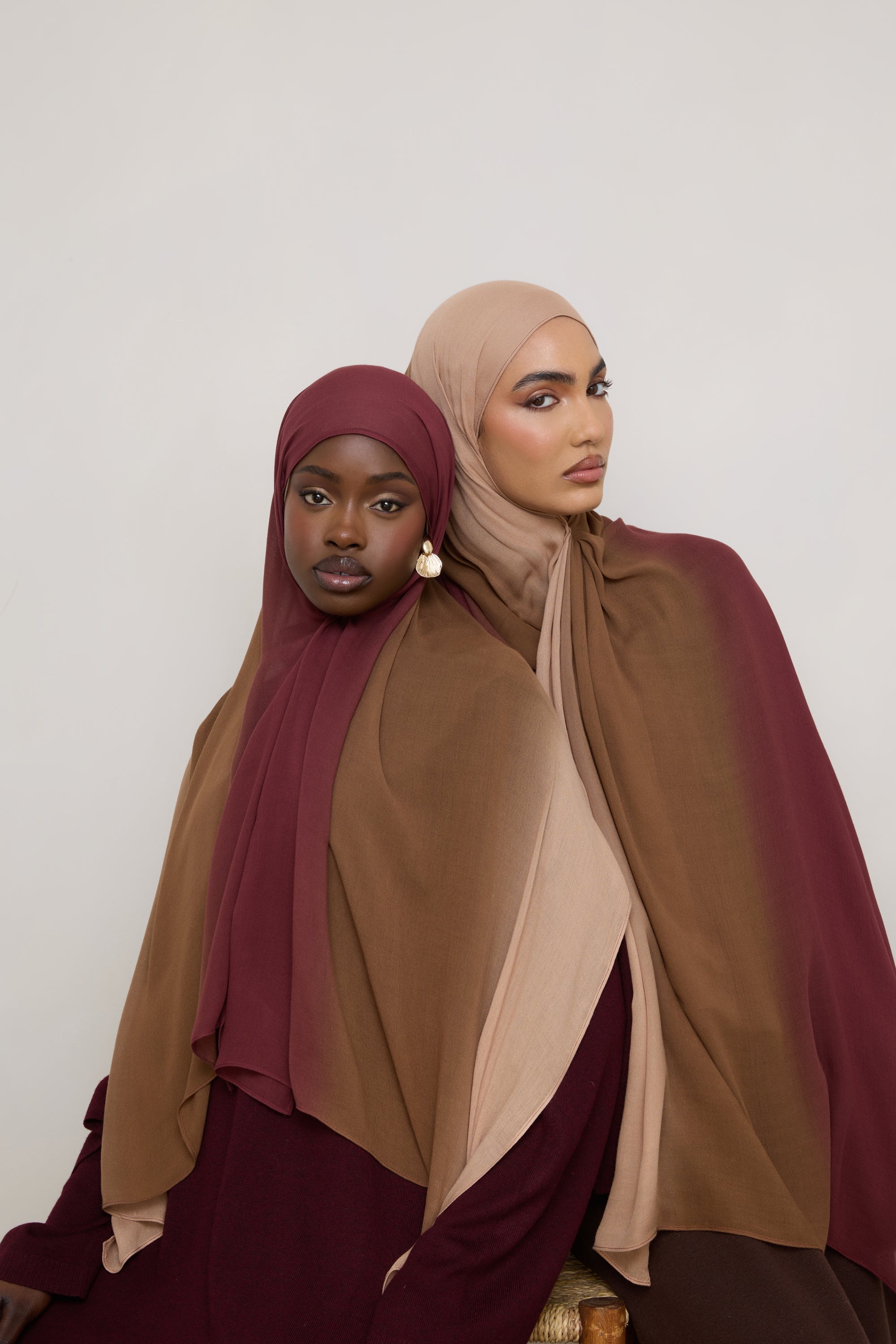 Ombre Modal Hijab - Maple Hijabs Veiled