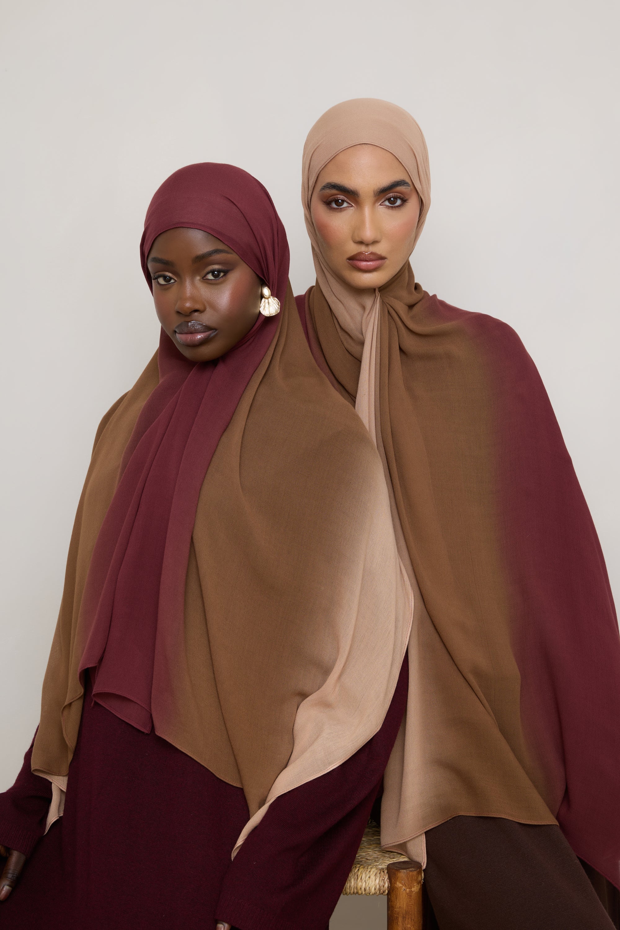 Ombre Modal Hijab - Maple Hijabs Veiled