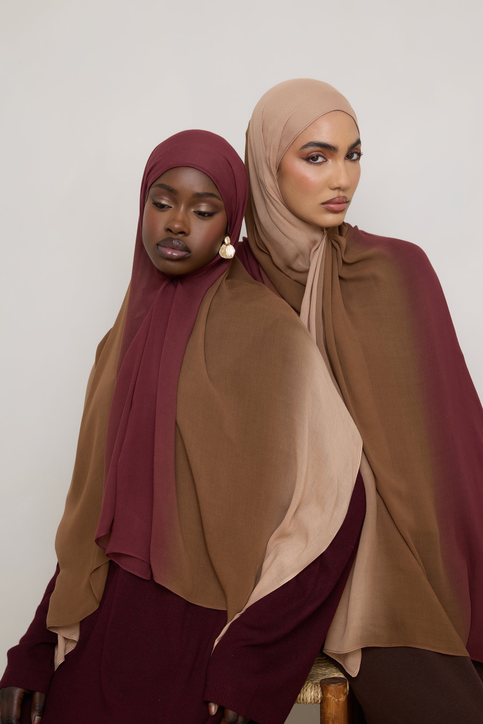 Ombre Modal Hijab - Maple Hijabs Veiled