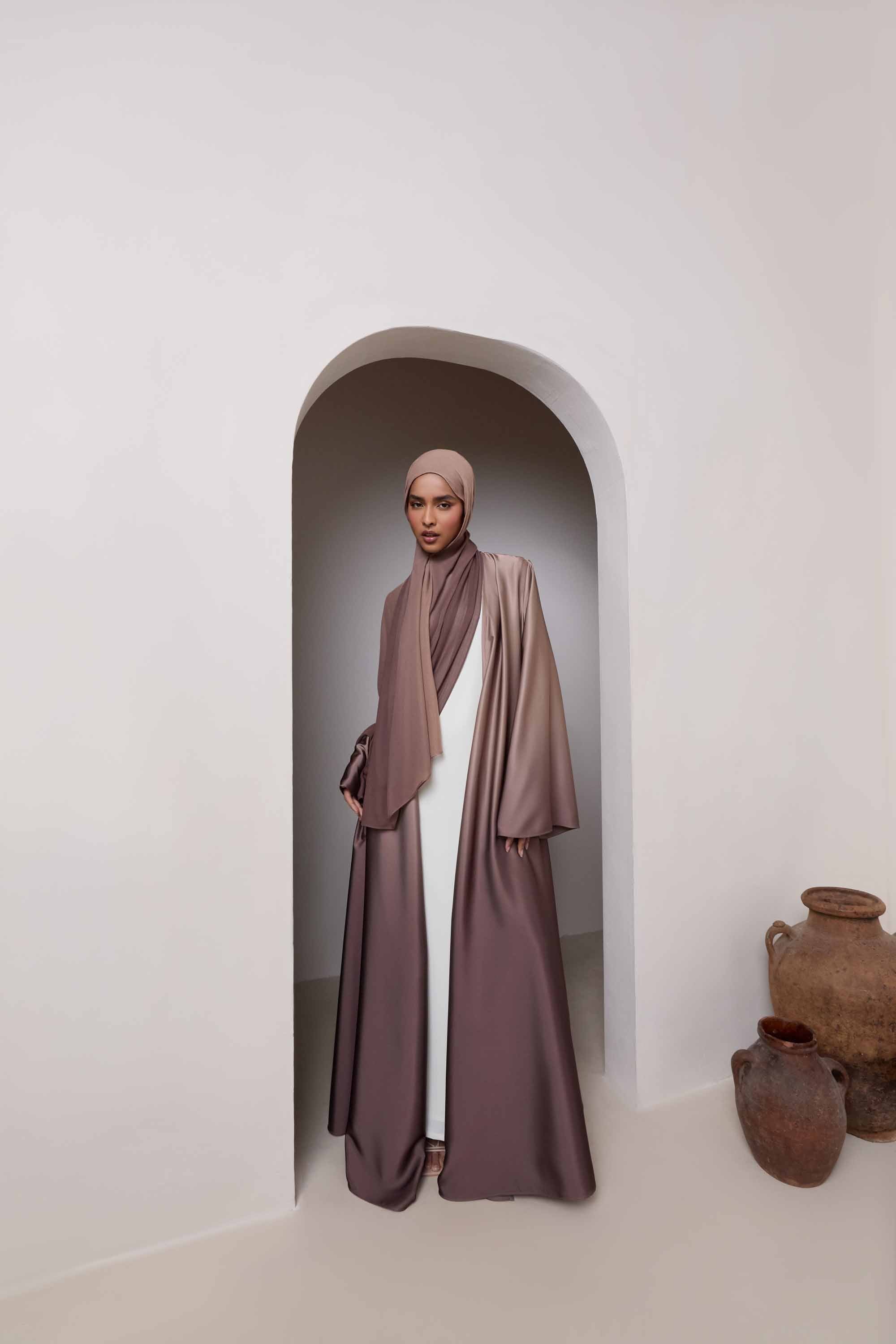 Ombre Modal Hijab - Mocha Latte Hijabs Veiled