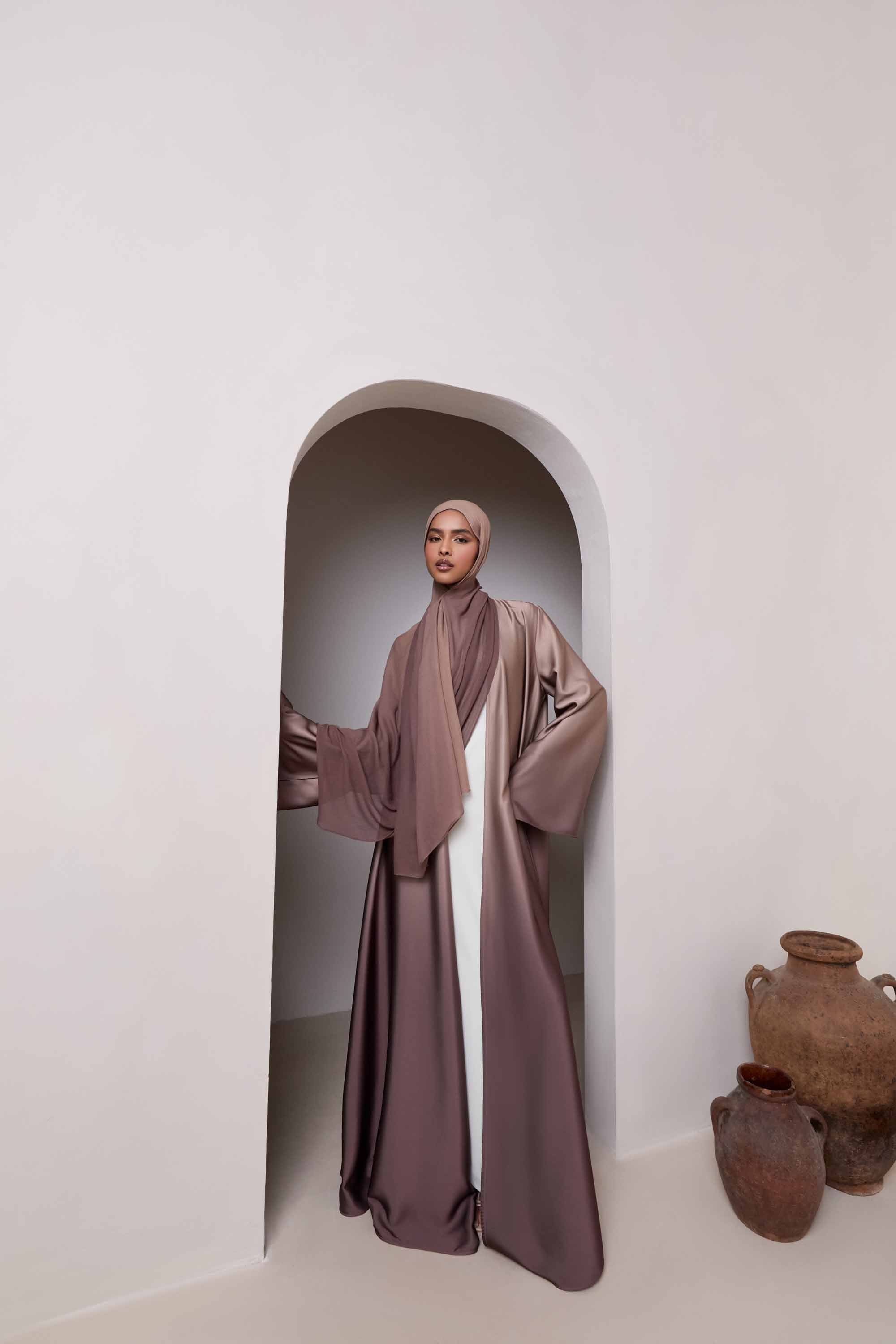 Ombre Modal Hijab - Mocha Latte Hijabs Veiled