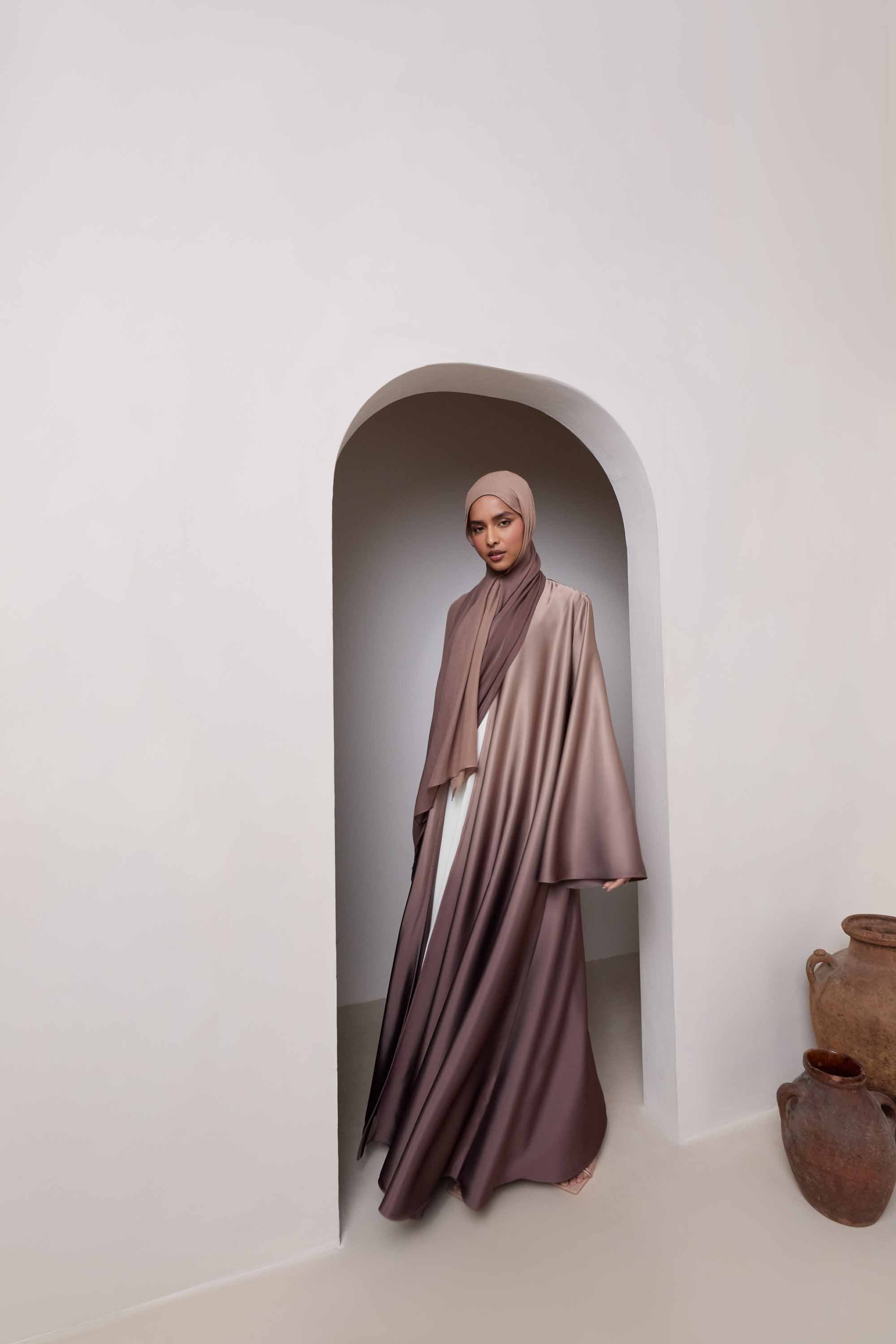 Ombre Modal Hijab - Mocha Latte Hijabs Veiled