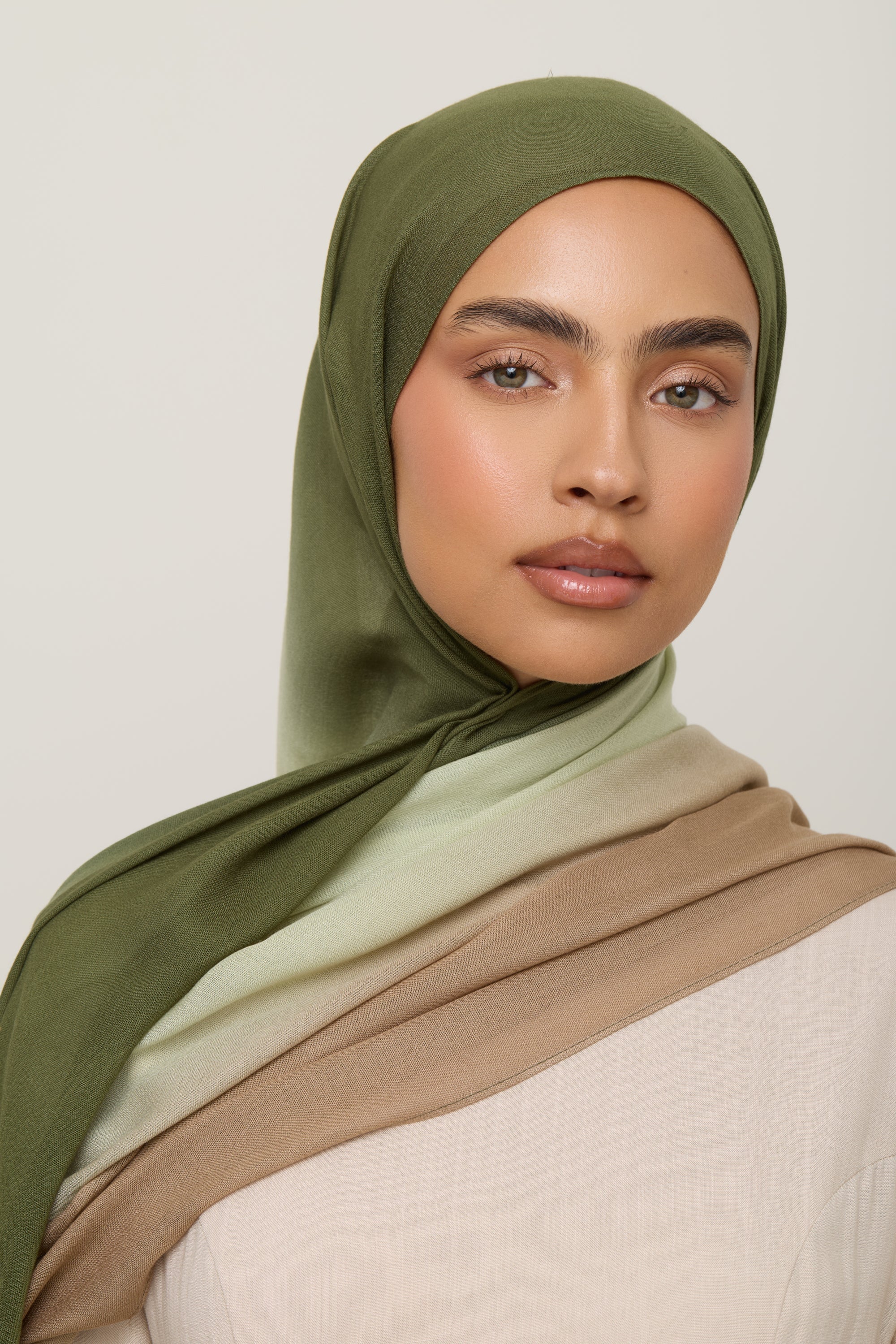 Ombre Modal Hijab - Moss Hijab Veiled