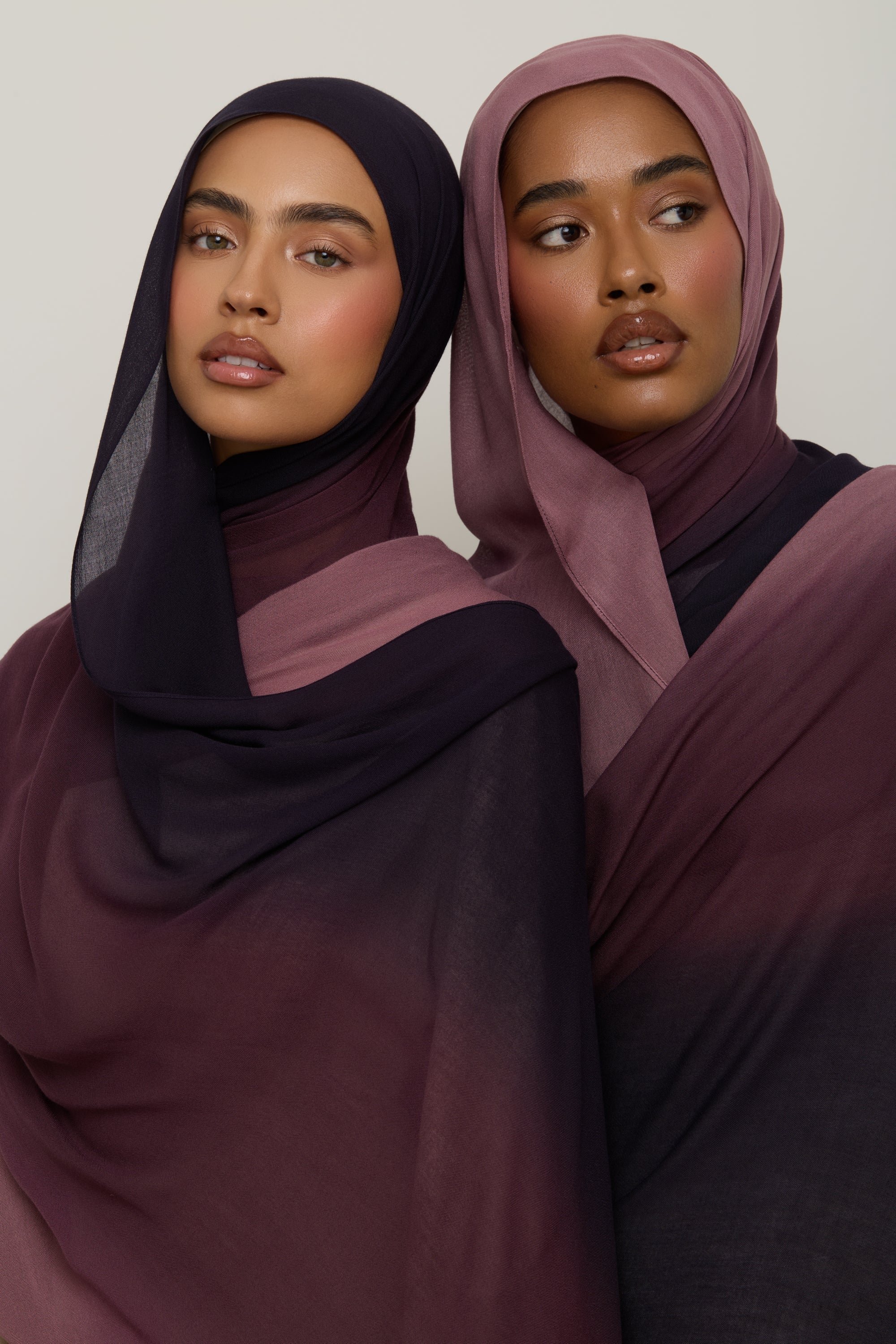 Ombre Modal Hijab - Mulberry Hijabs Veiled