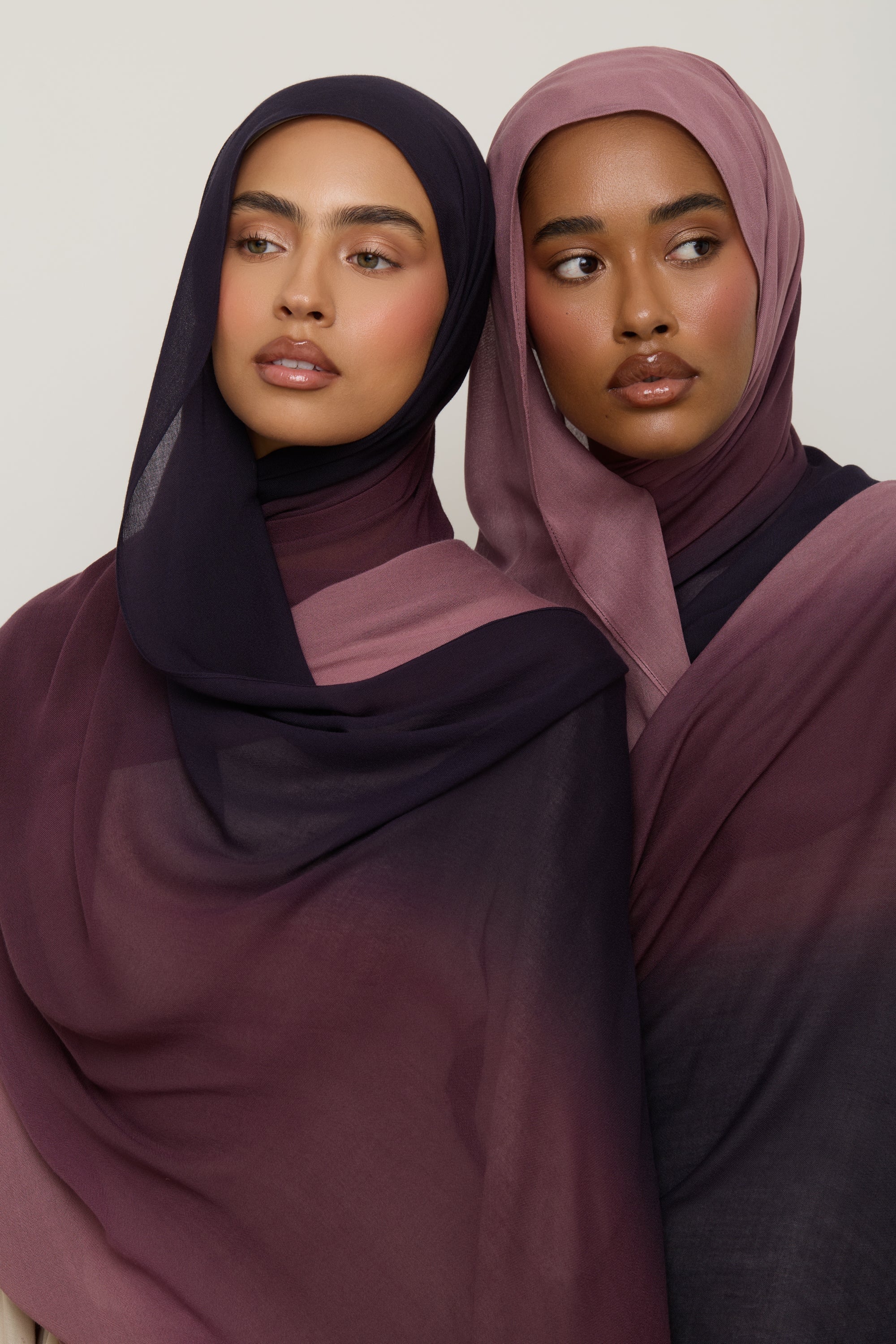 Ombre Modal Hijab - Mulberry Hijabs Veiled
