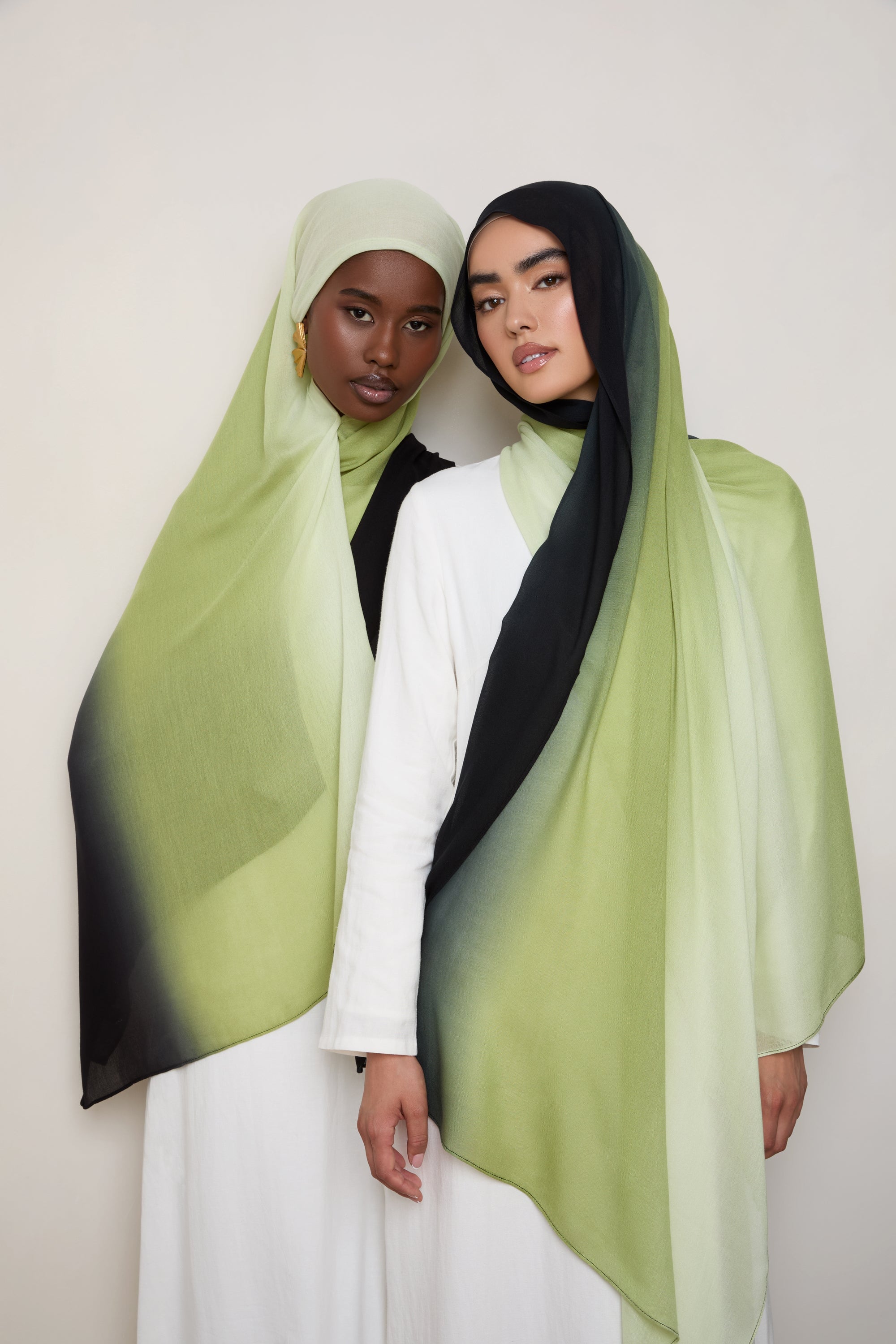 Ombre Modal Hijab - Peridot Hijabs Veiled