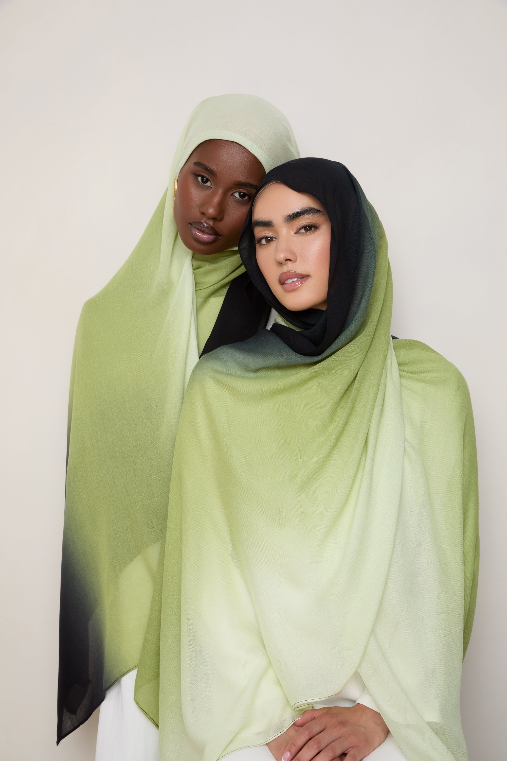 Ombre Modal Hijab - Peridot Hijabs Veiled