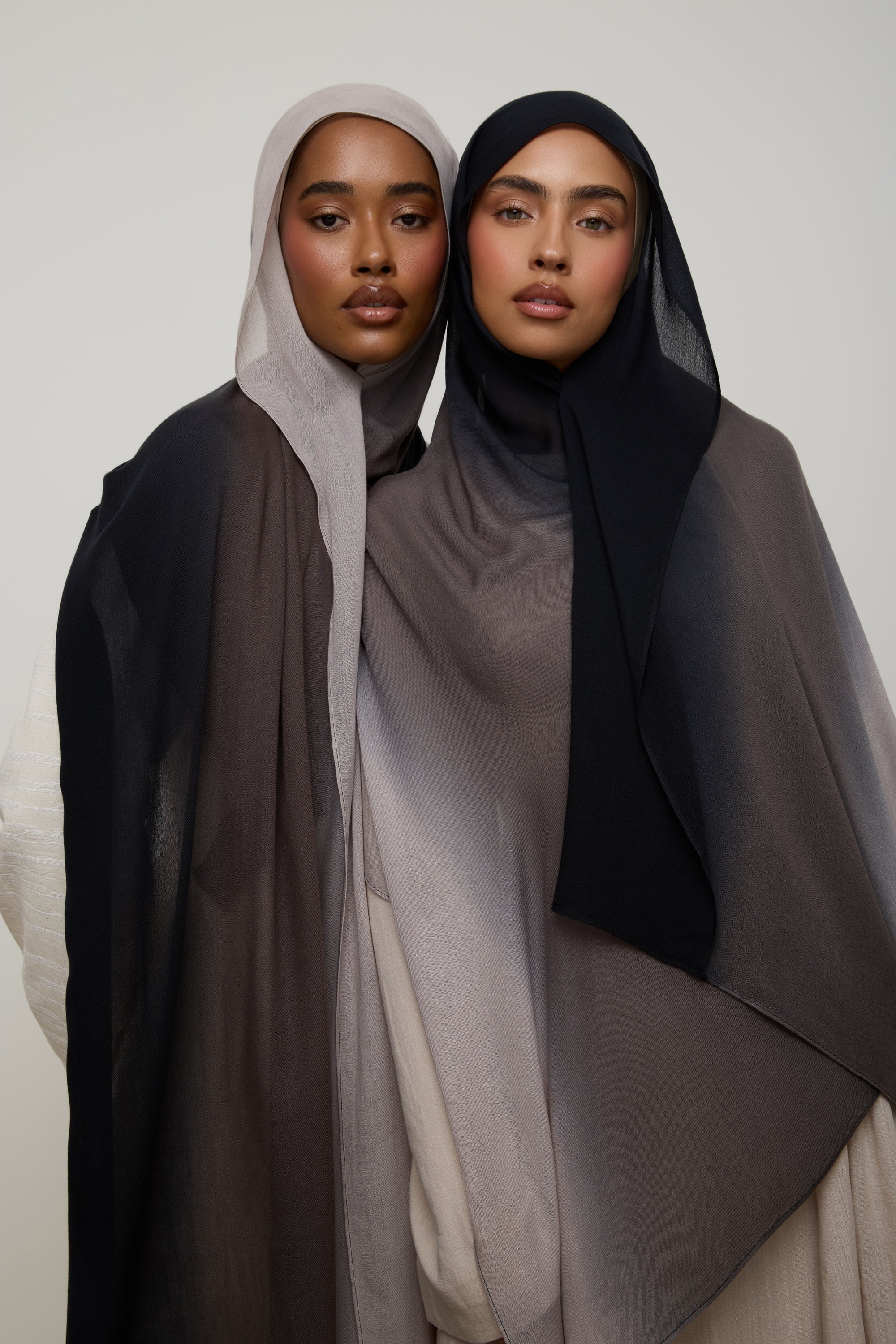 Ombre Modal Hijab - Terrain Hijab Veiled