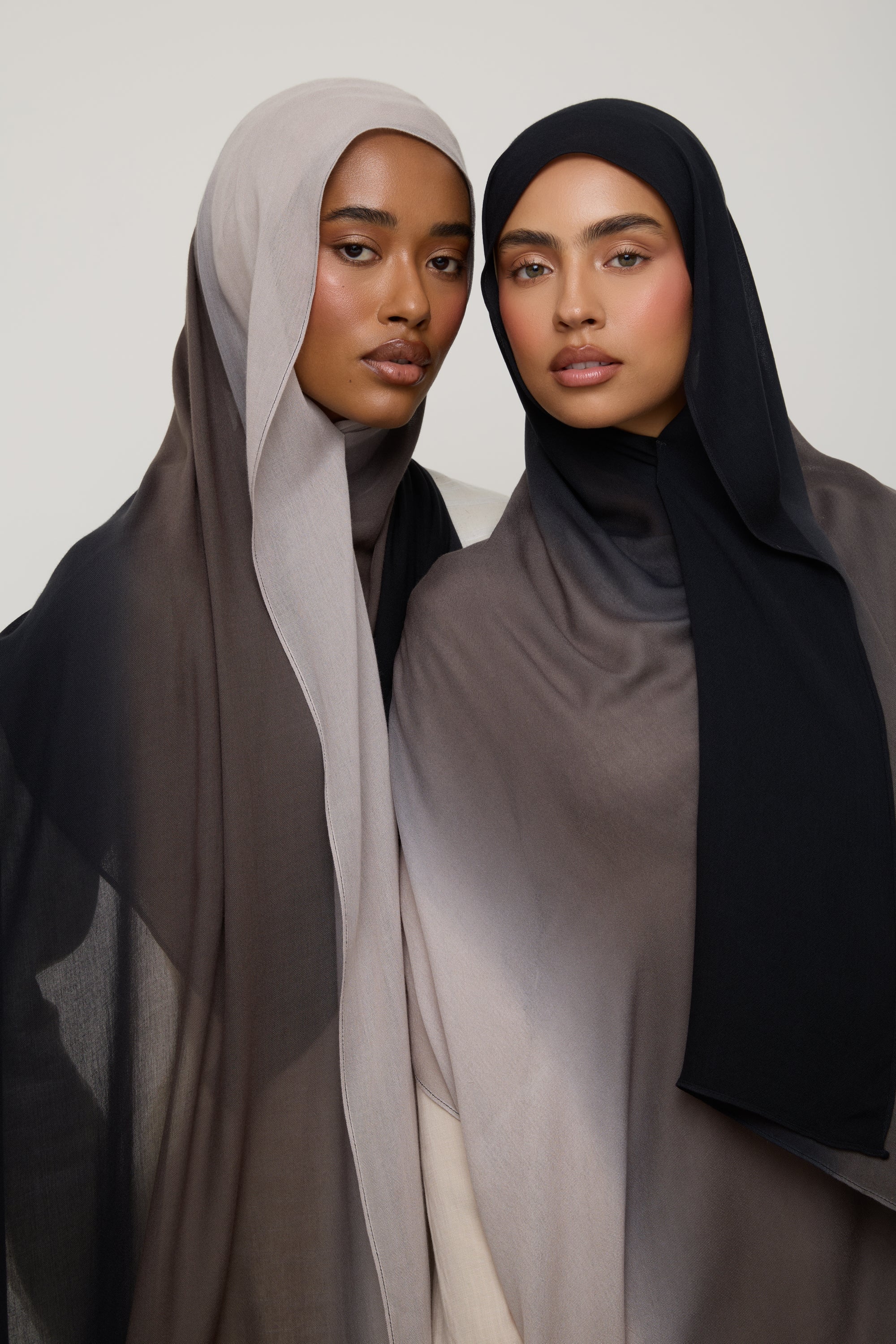 Ombre Modal Hijab - Terrain Hijab Veiled