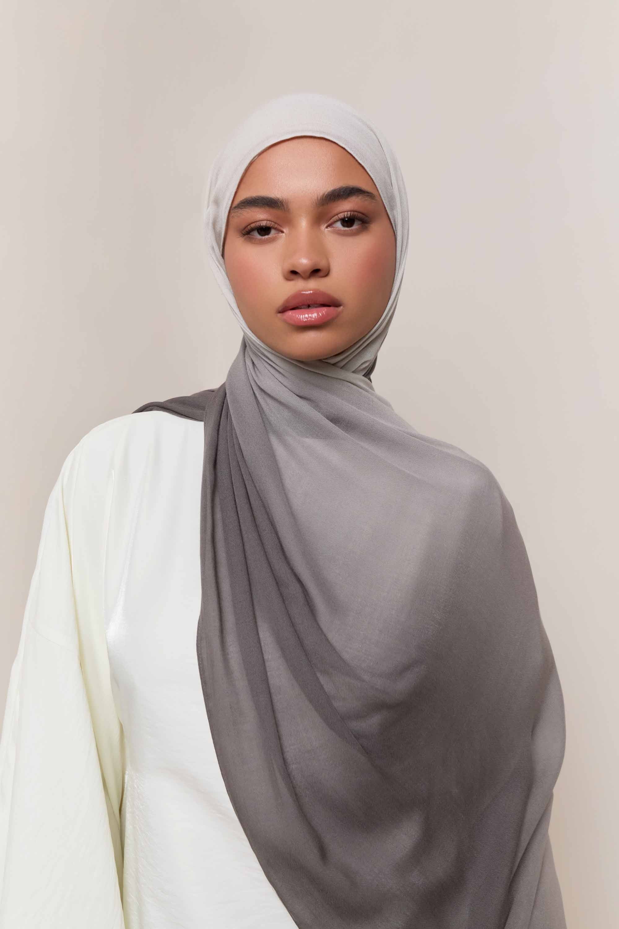 Ombre Modal Hijab - Truffle Hijabs Veiled