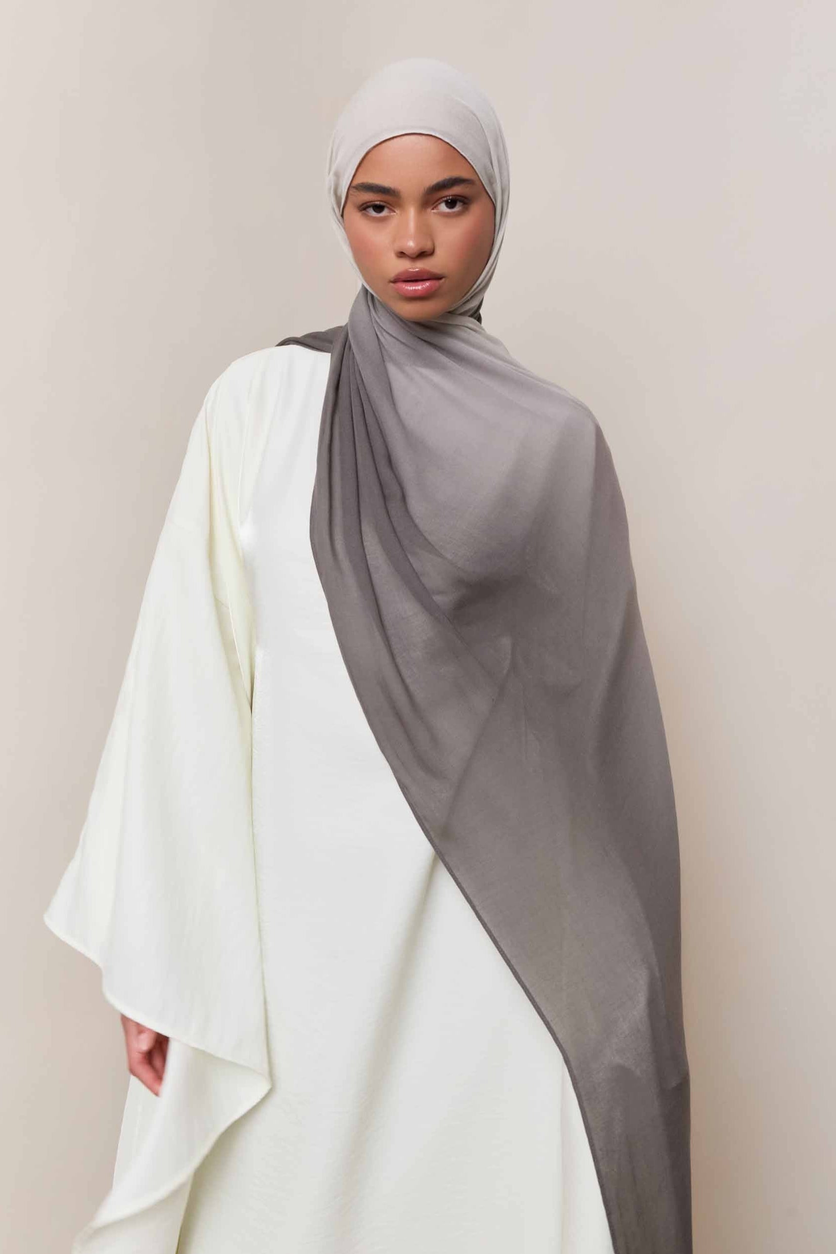 Ombre Modal Hijab - Truffle Hijabs Veiled