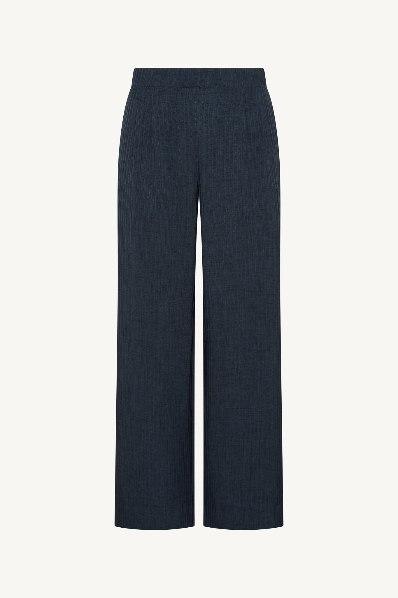 Pinstripe Wide Leg Pants - Heritage Blue Abayas Veiled