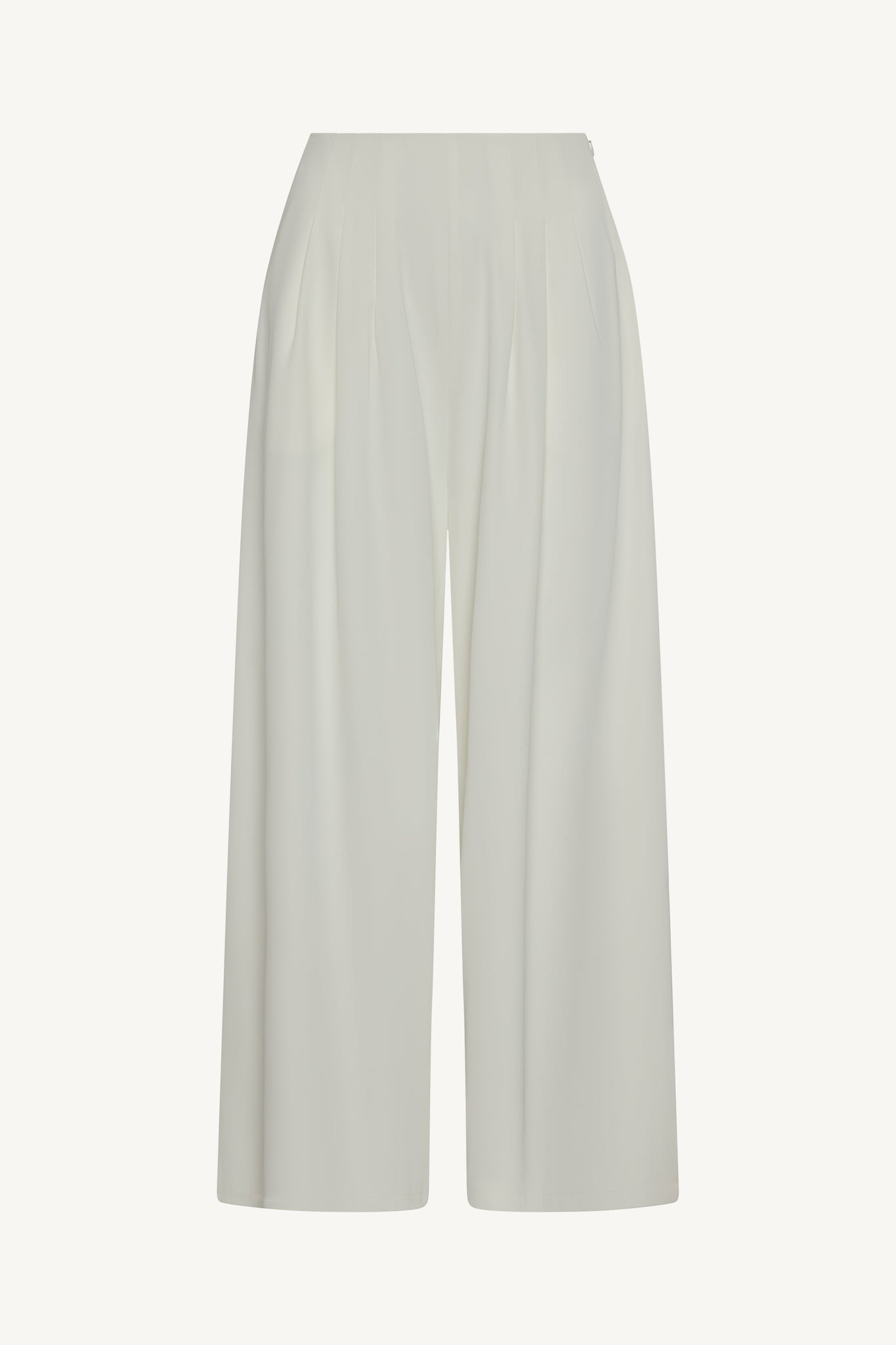 Pleat Pants - White Abayas Veiled