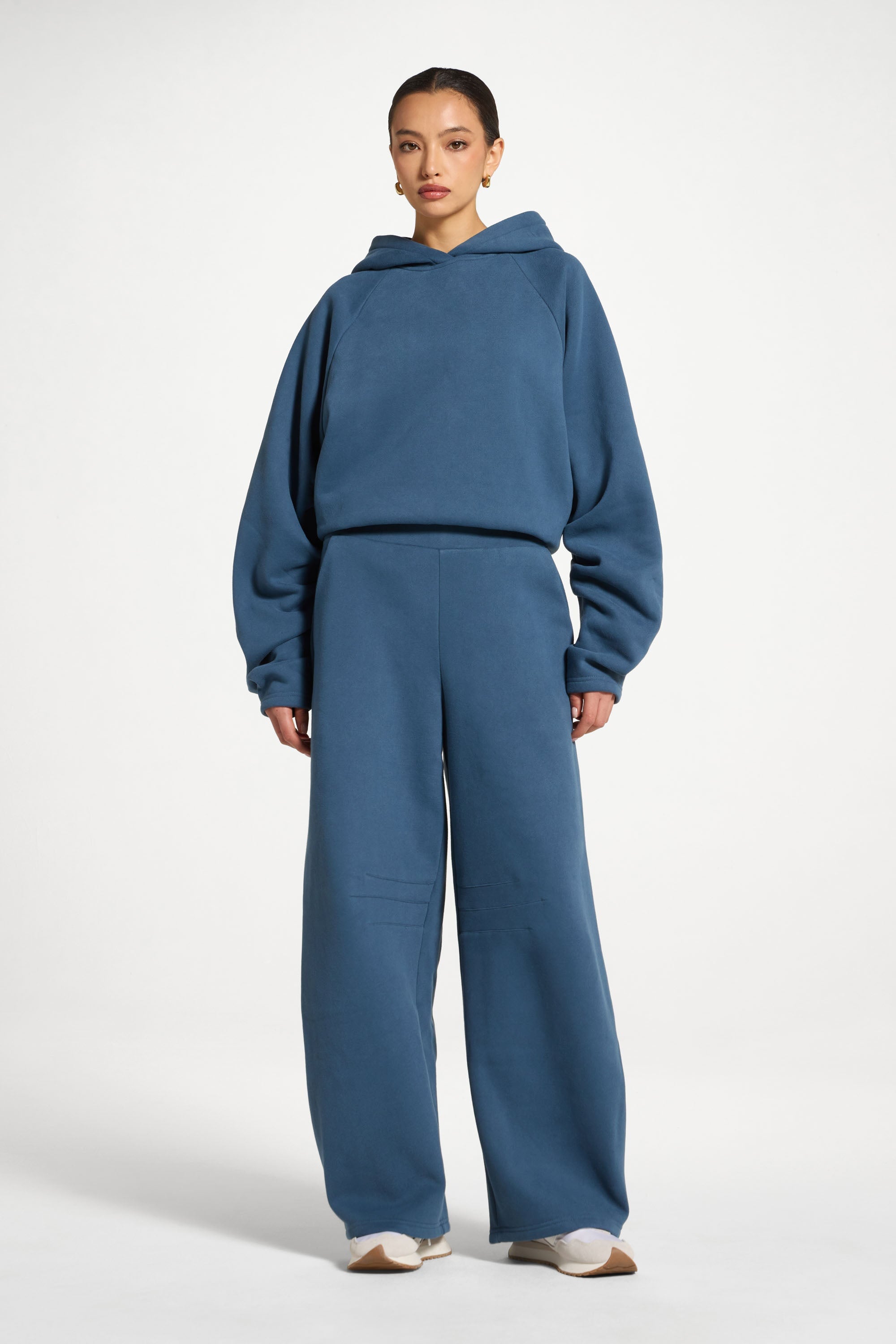 Pleated Lounge Top & Pants Set - Ocean Abayas Veiled