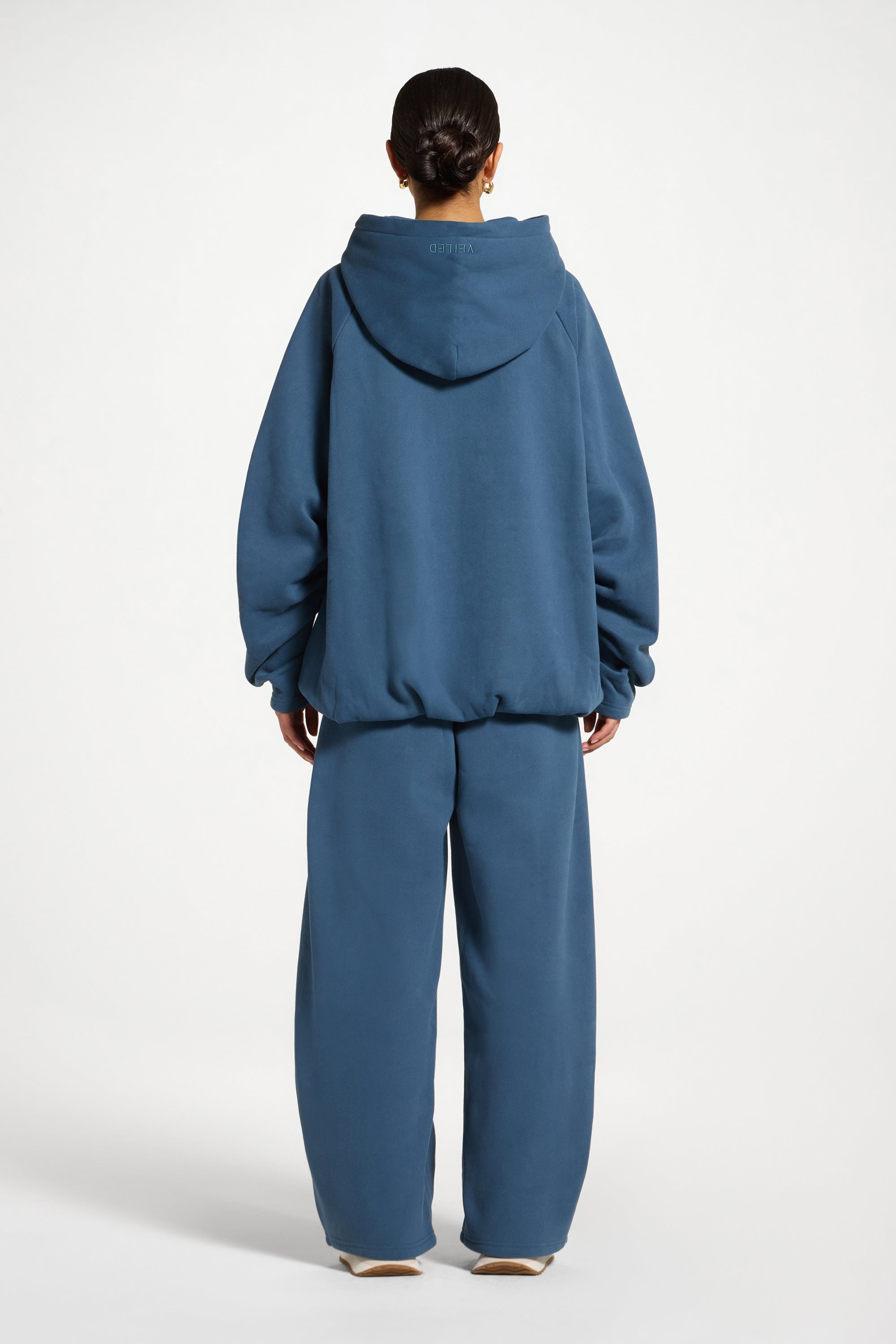 Pleated Lounge Top & Pants Set - Ocean Abayas Veiled