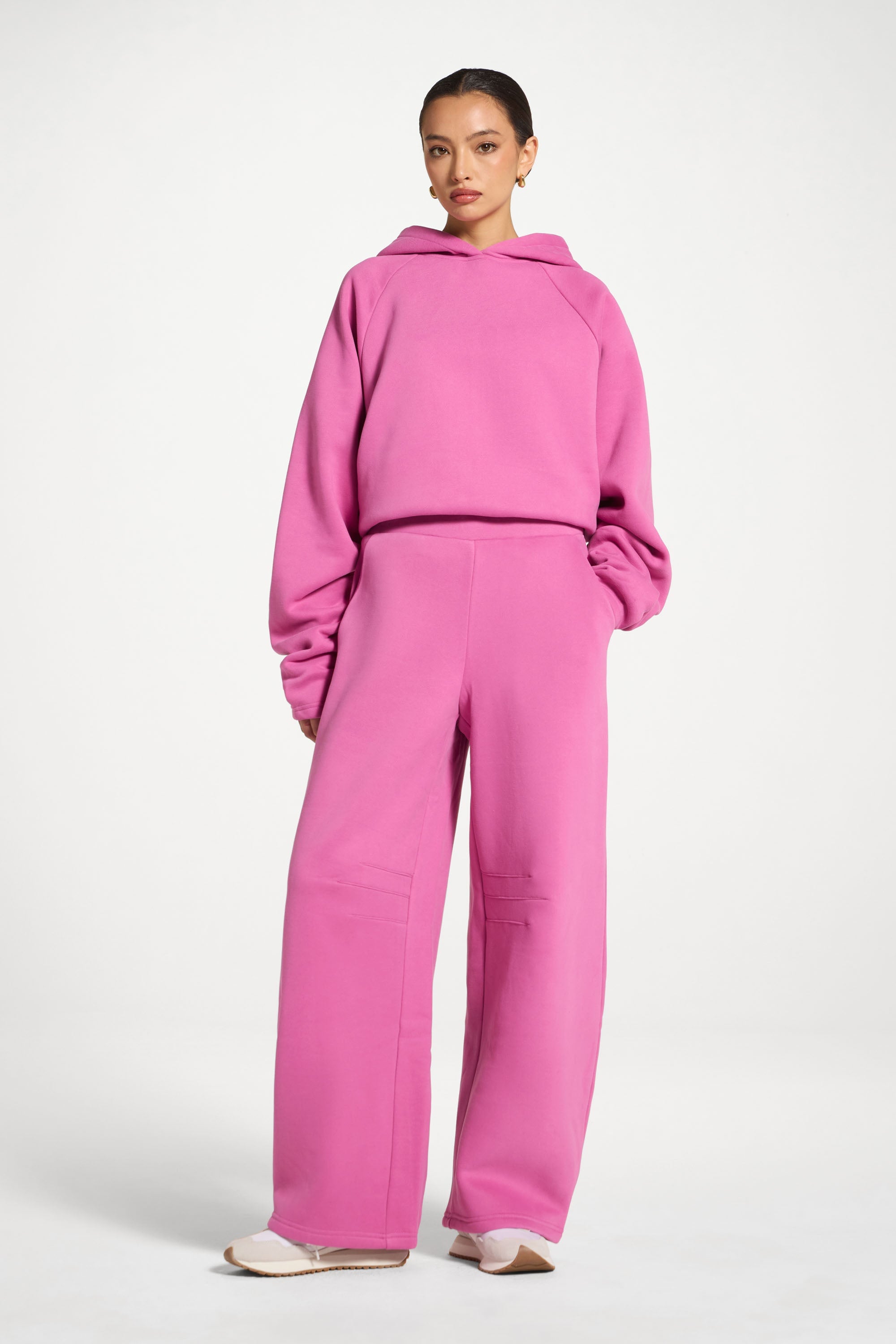 Pleated Lounge Top & Pants Set - Orchid Abayas Veiled